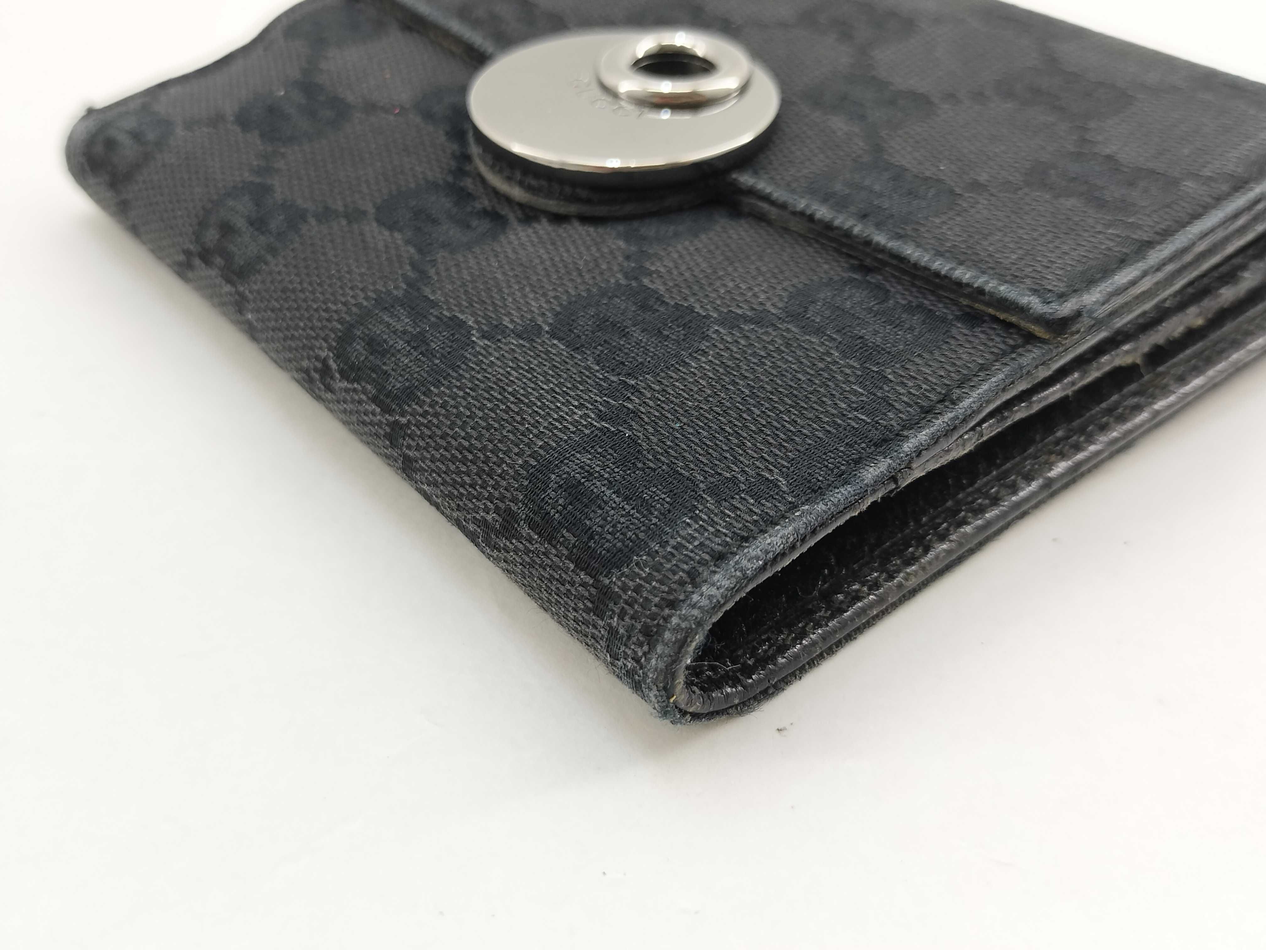 GG Canvas Wallet, Gucci GG Canvas Black Wallet — view 4
