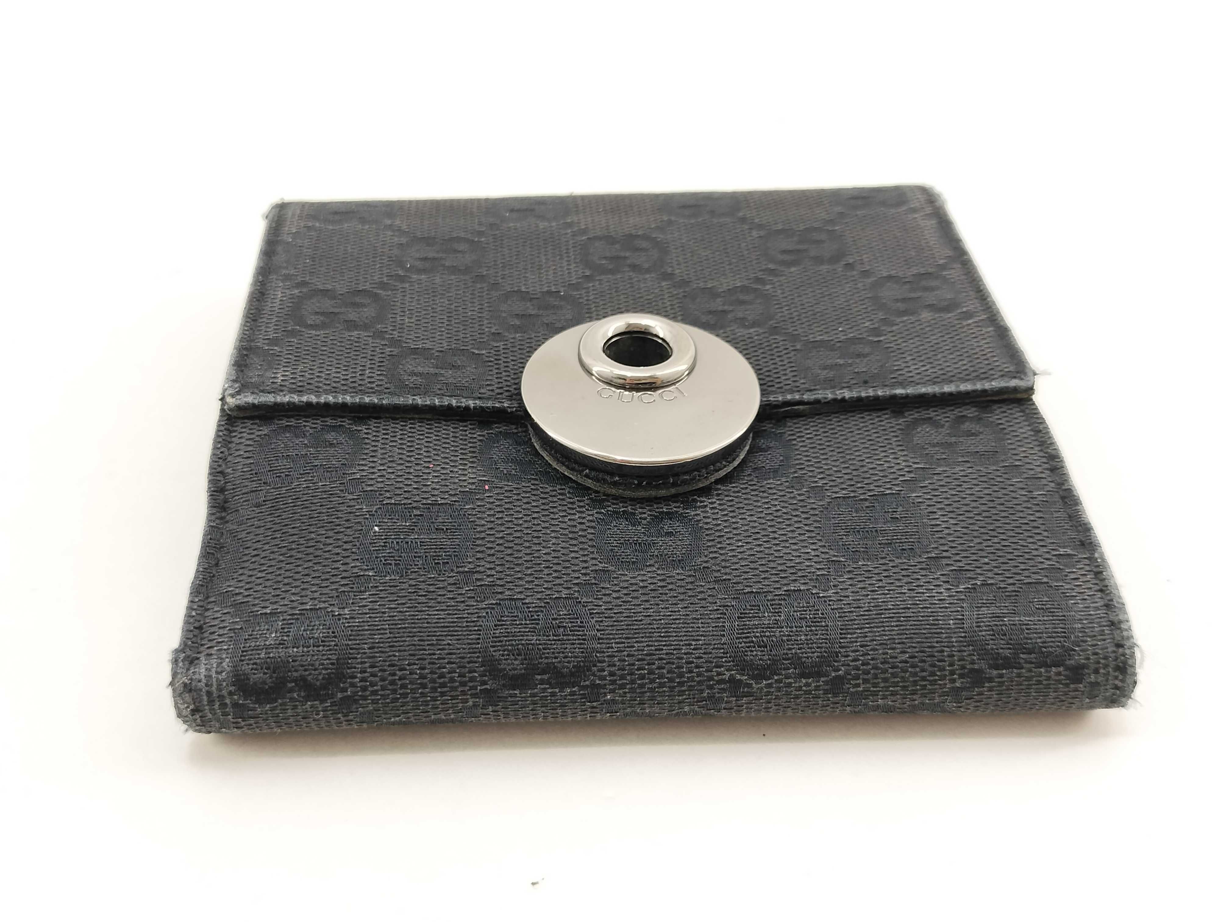 GG Canvas Wallet, Gucci GG Canvas Black Wallet — view 5