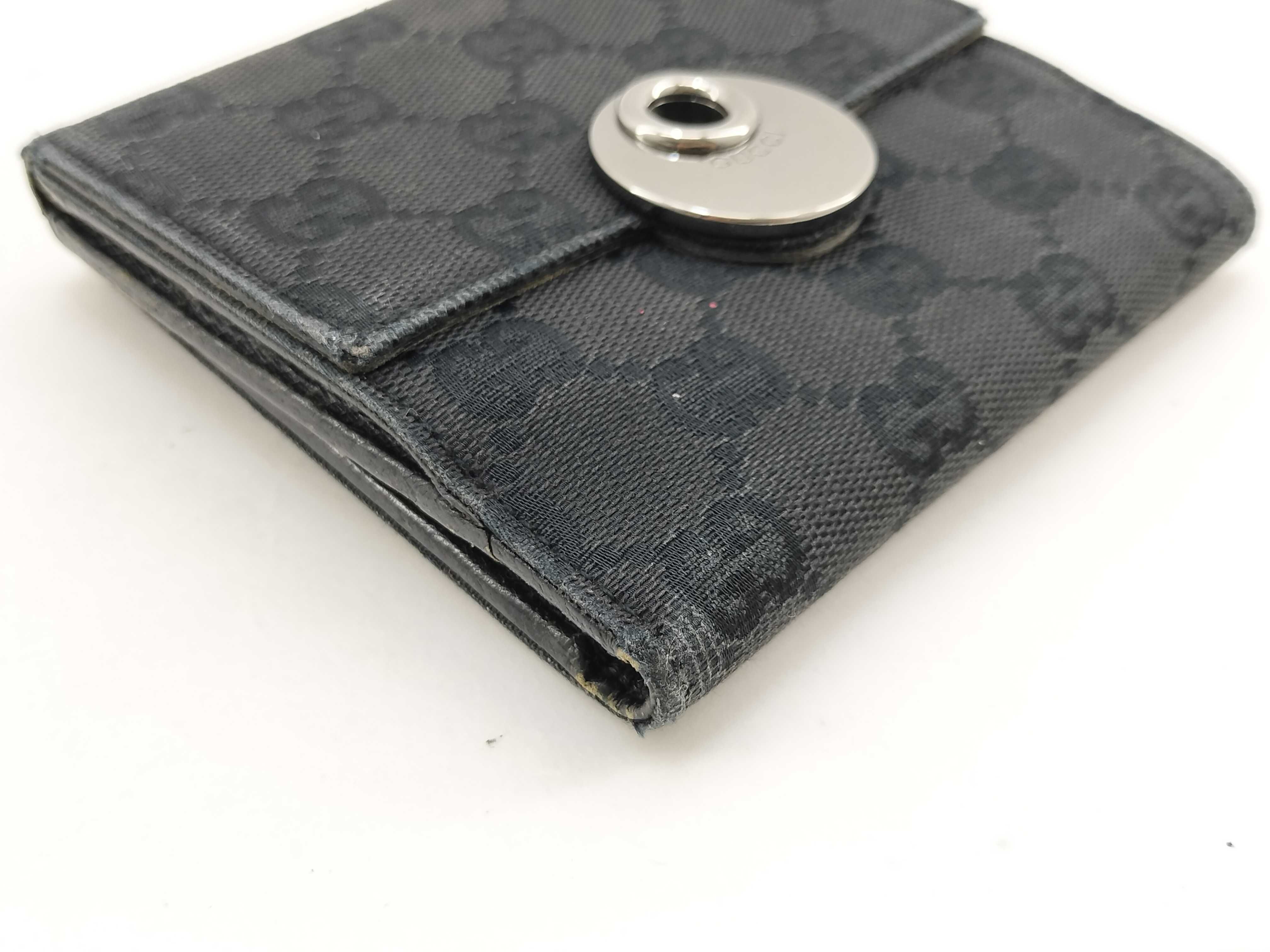 GG Canvas Wallet, Gucci GG Canvas Black Wallet — view 6