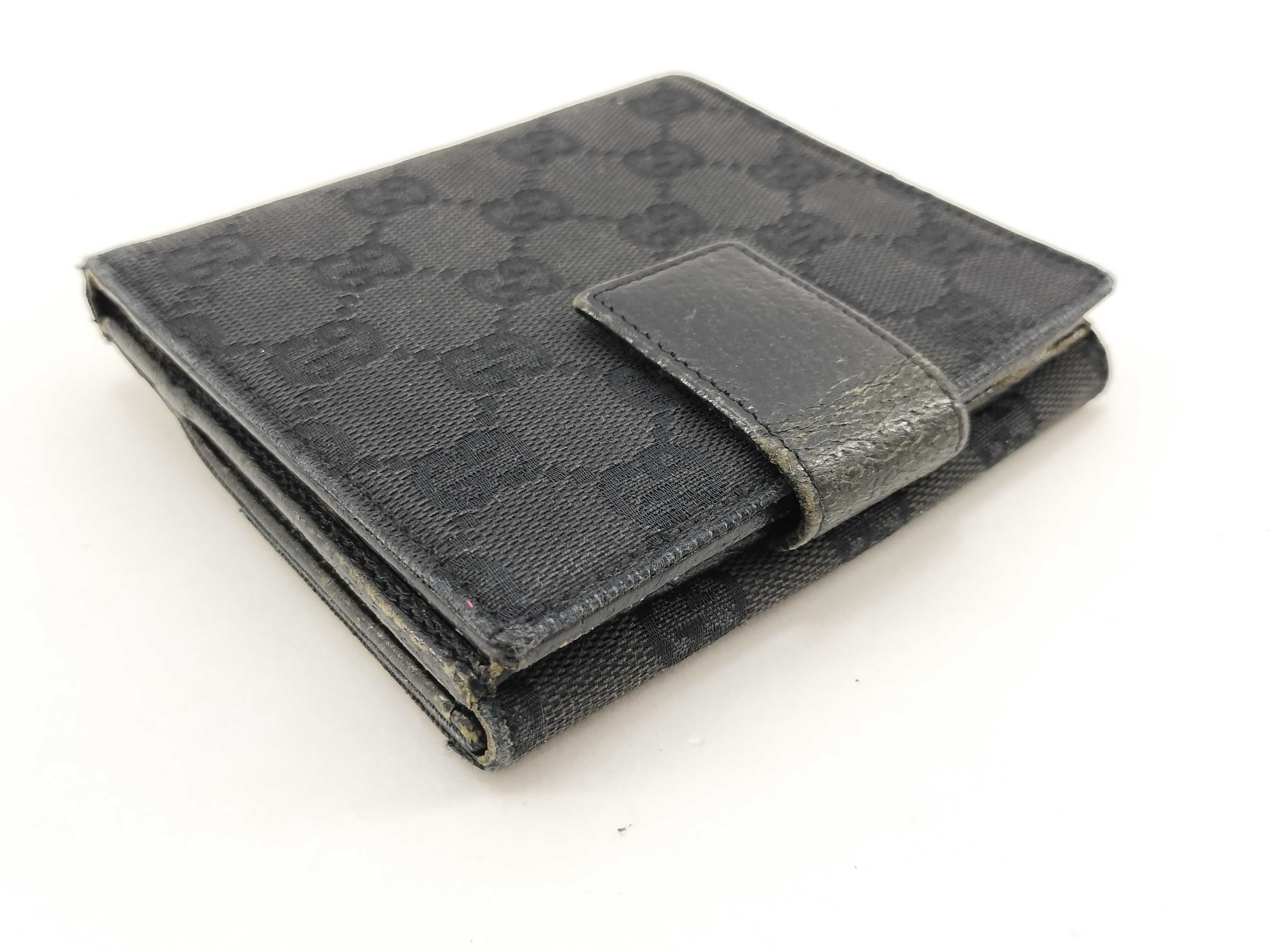 GG Canvas Wallet, Gucci GG Canvas Black Wallet — view 7
