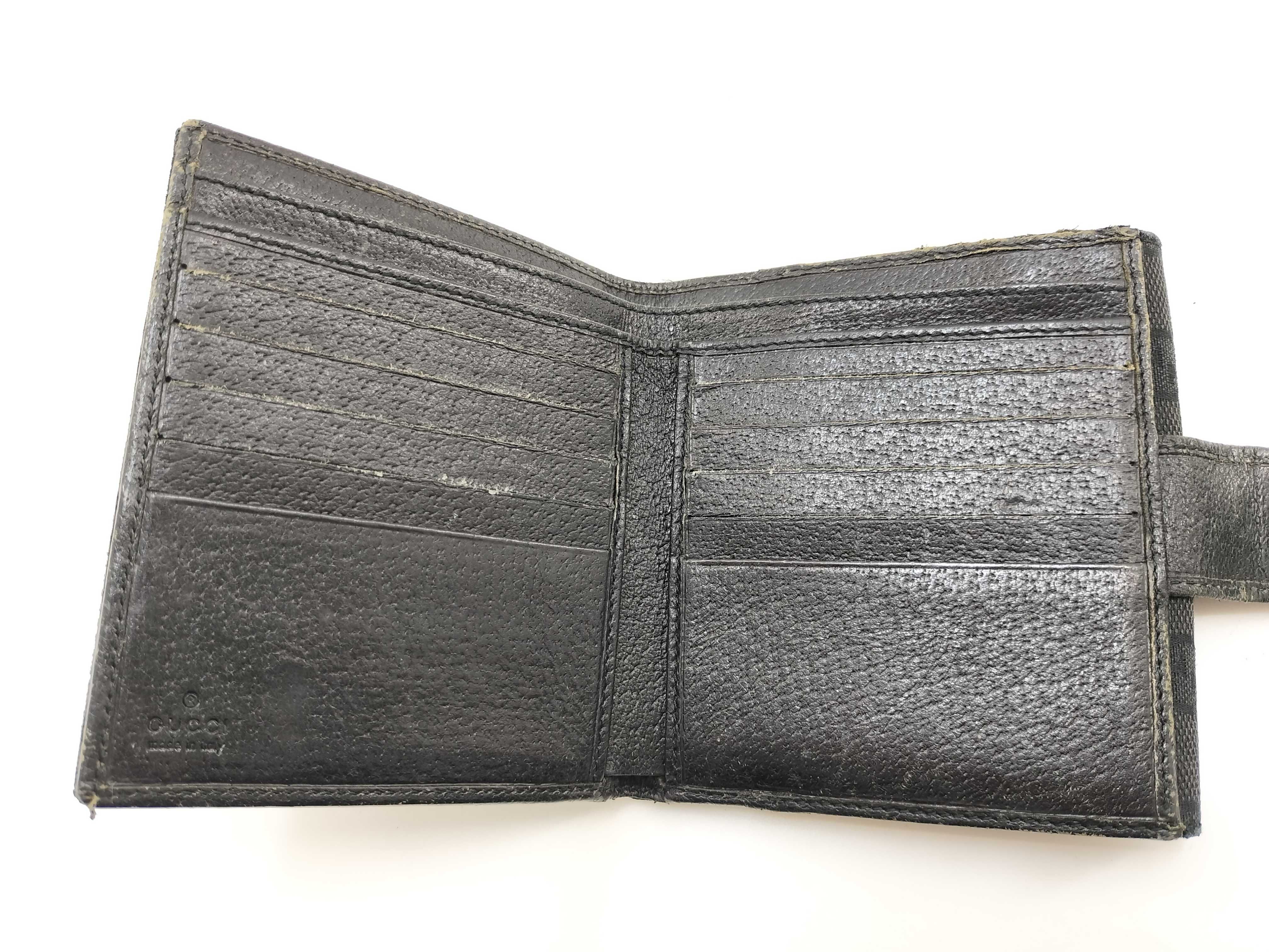 GG Canvas Wallet, Gucci GG Canvas Black Wallet — view 9