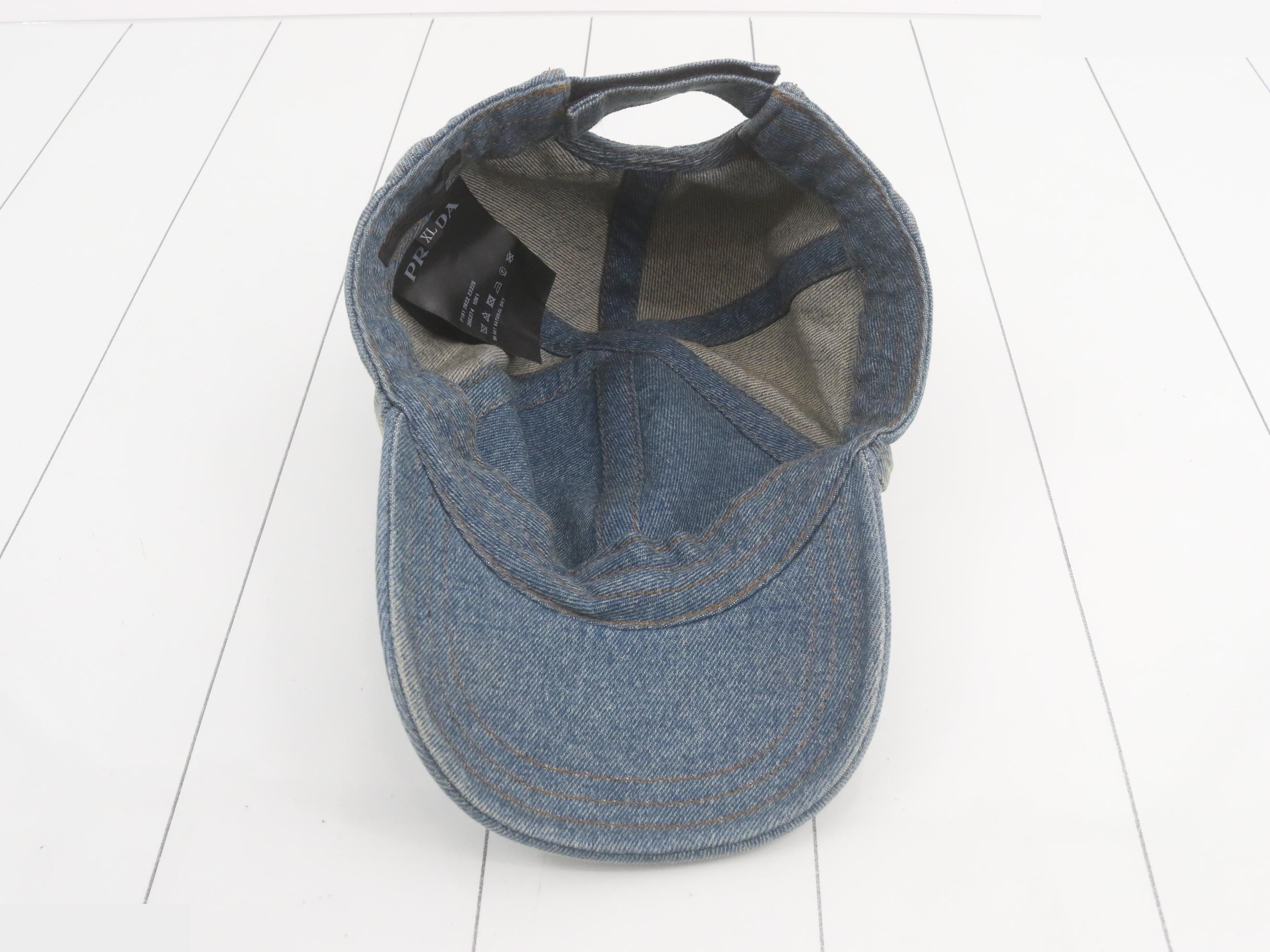 Denim cap, size XL — view 3