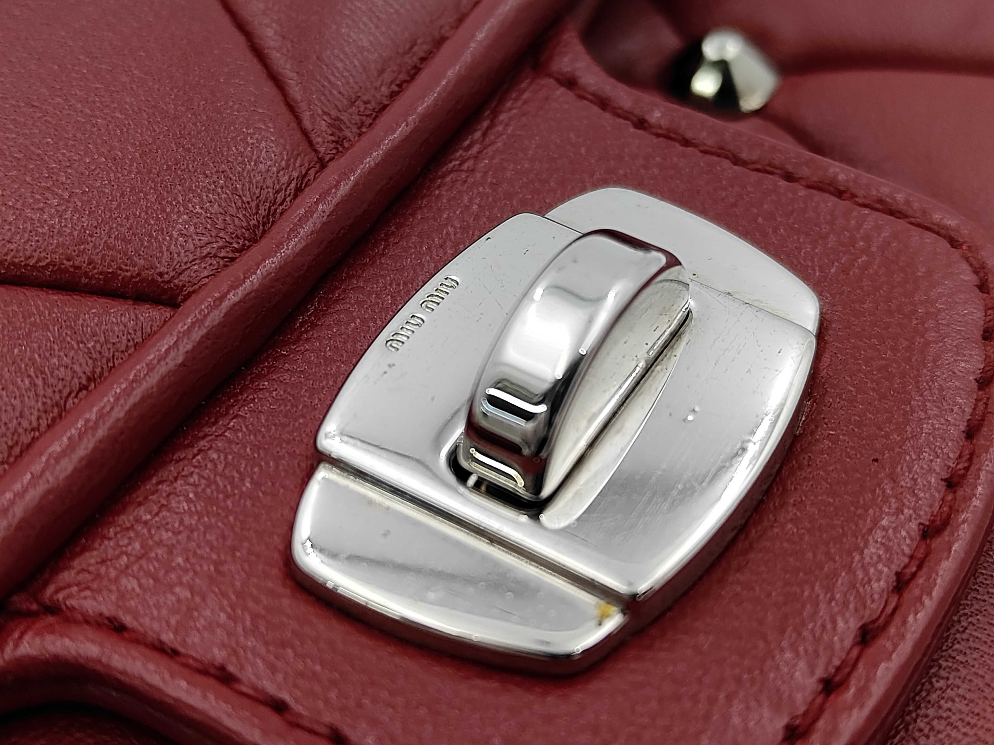 Studded Chain Bag, Red Shoulder Bag — view 13