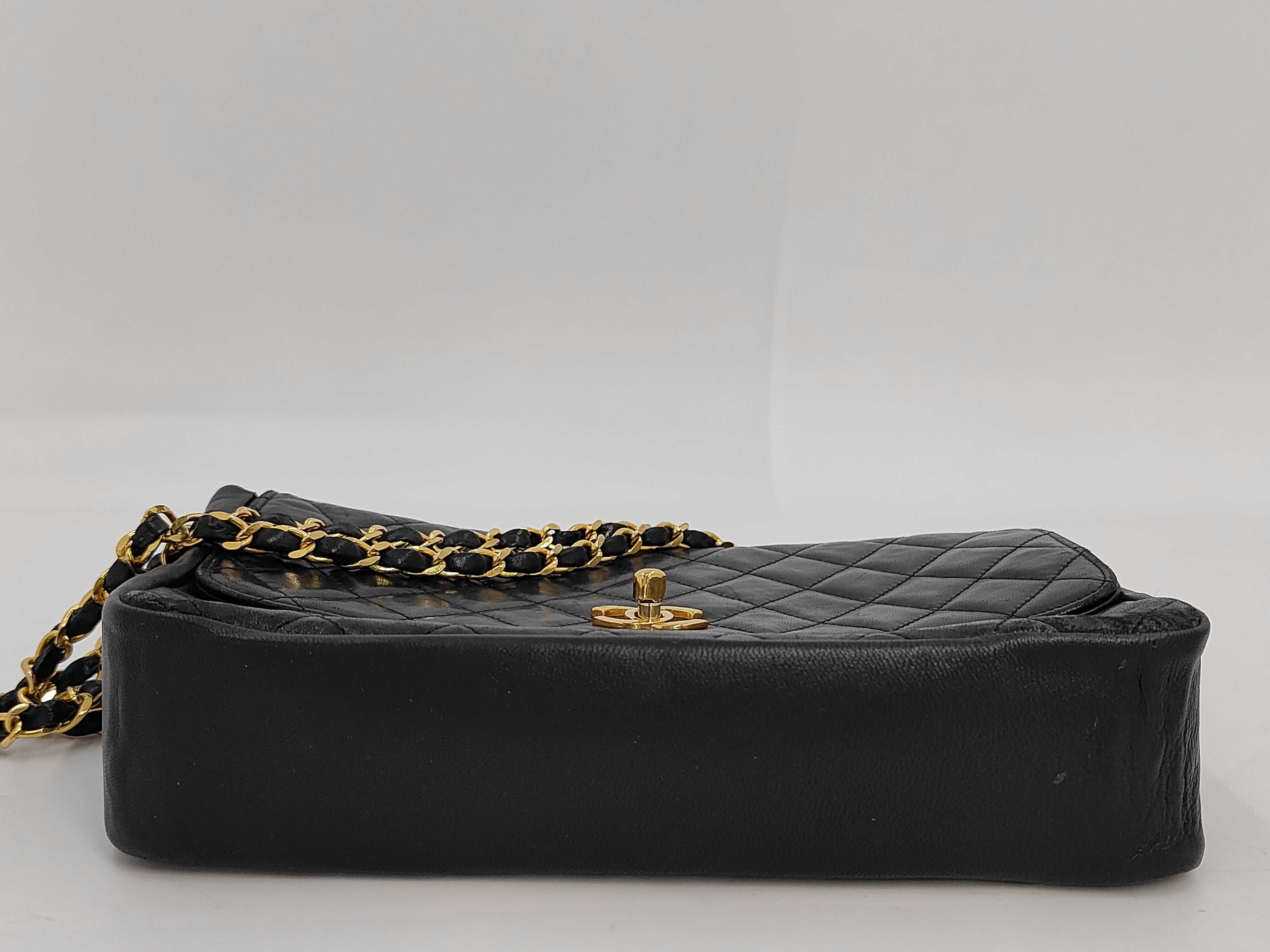 Matelassé Lambskin Double Chain Shoulder Bag (with original seal, serial number 0) — view 4