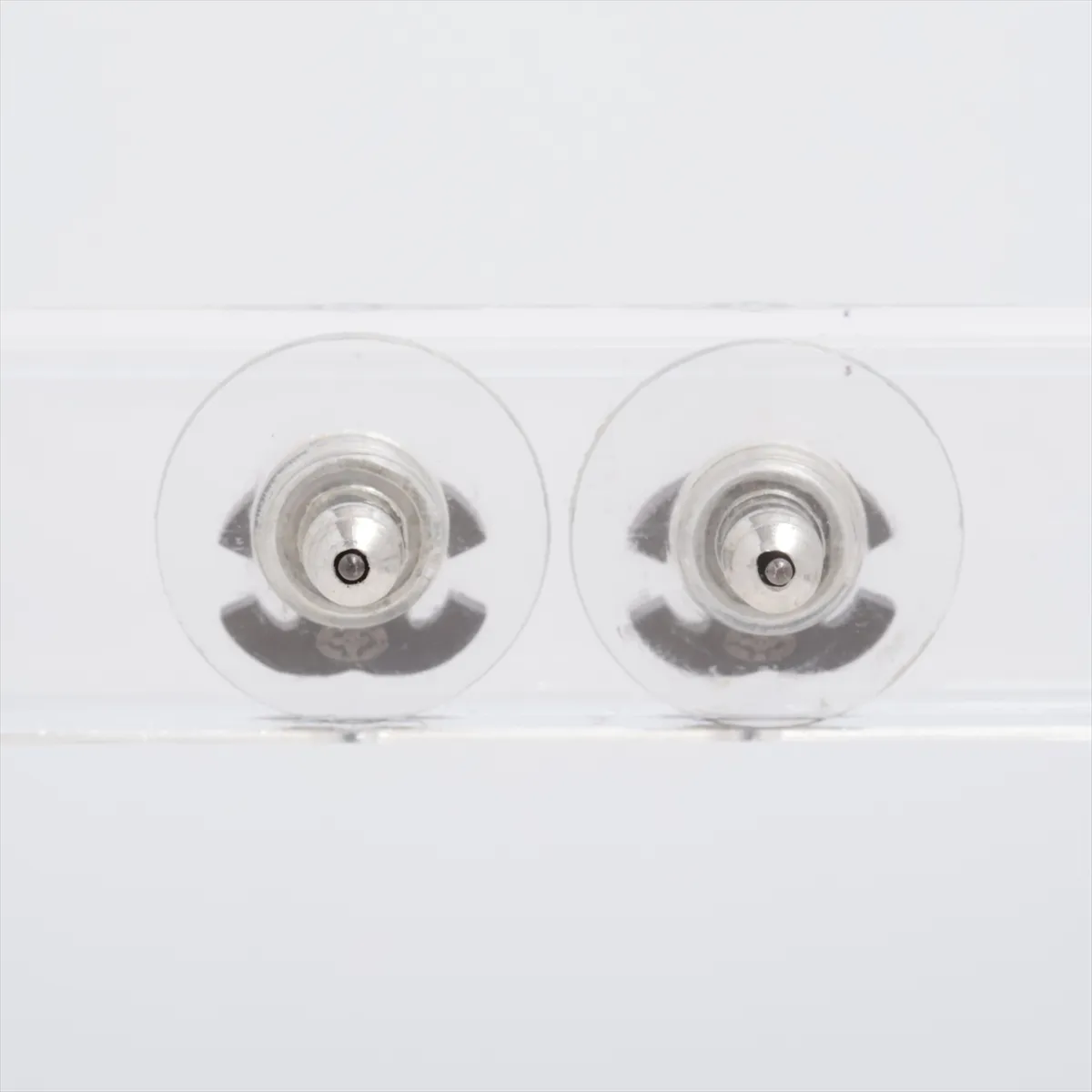 Coco Mark 09P Earrings (Pair) GP x Rhinestone Black — view 2