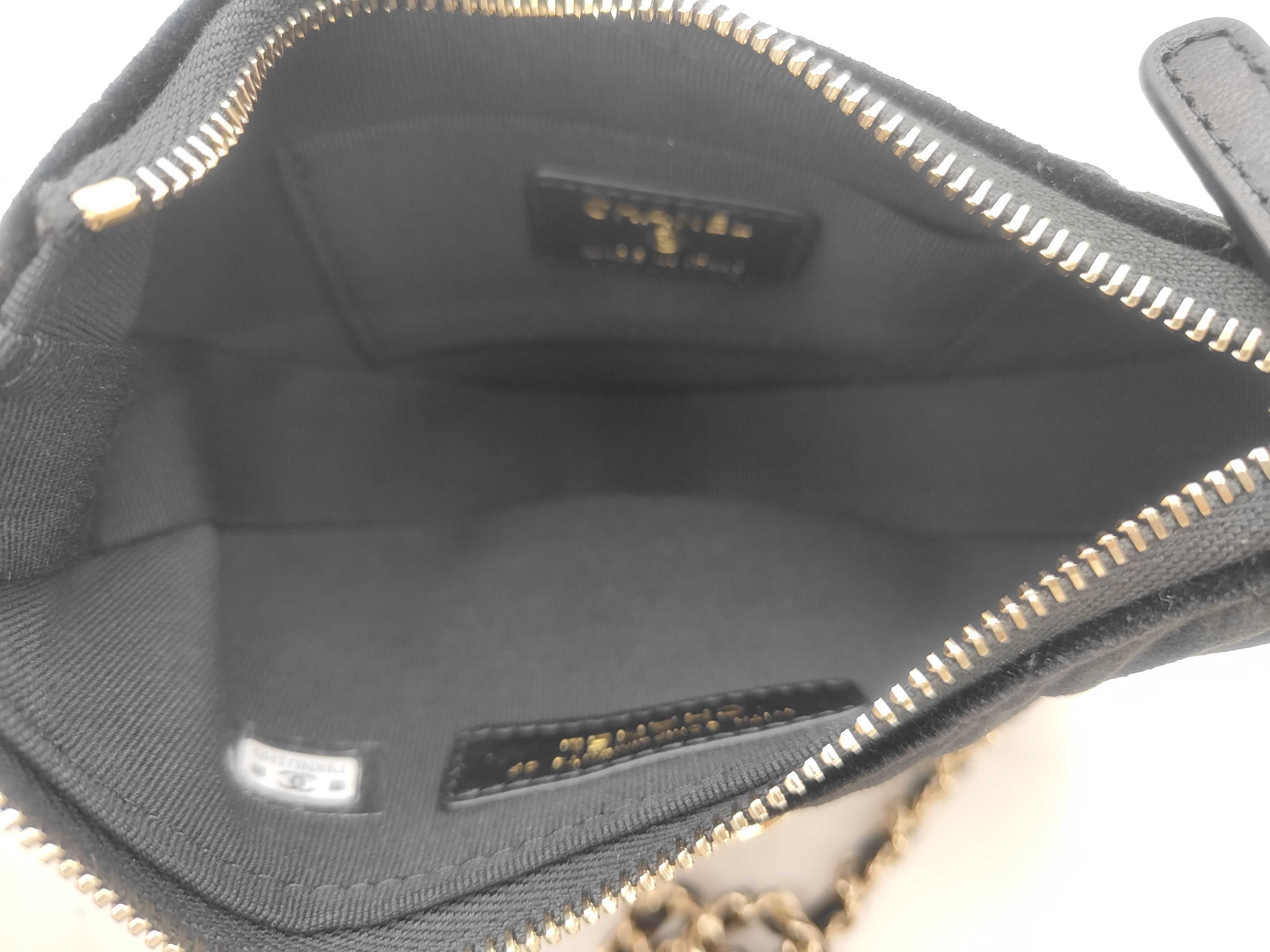 2024 Year Gift Half Moon Velour Black Random Serial Chain Shoulder Bag — view 8
