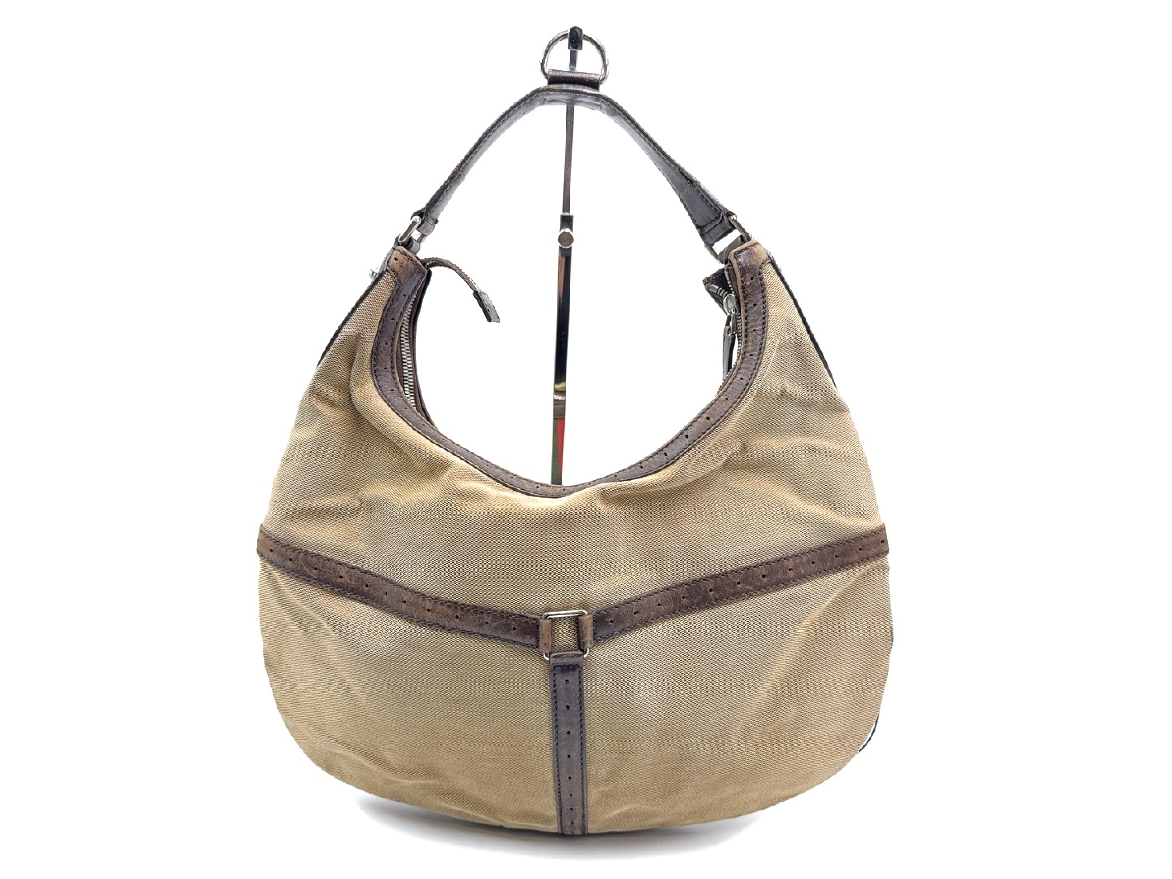 Sherry Line Interlocking G Leather Handbag 114871 — view 2