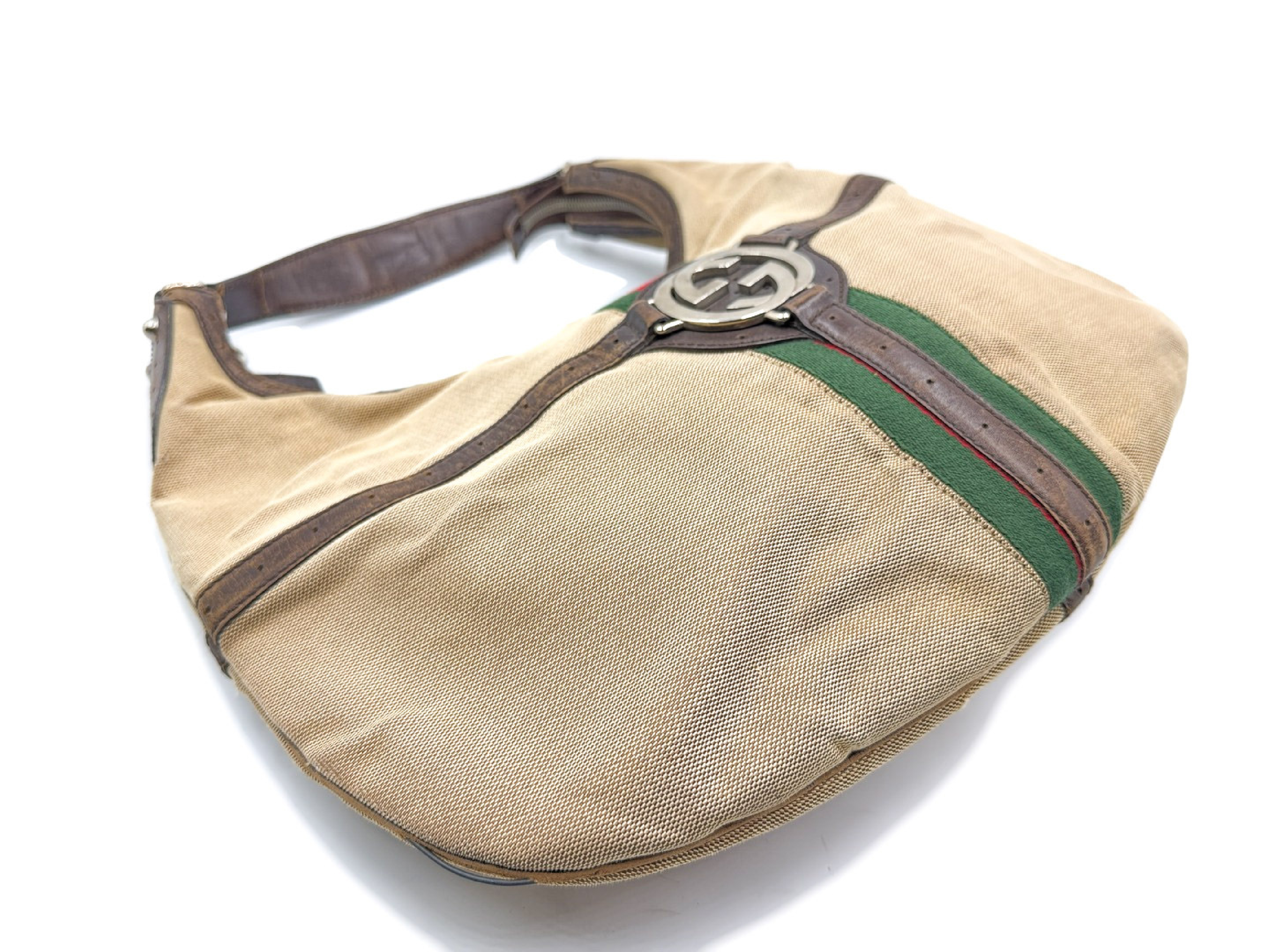 Sherry Line Interlocking G Leather Handbag 114871 — view 6