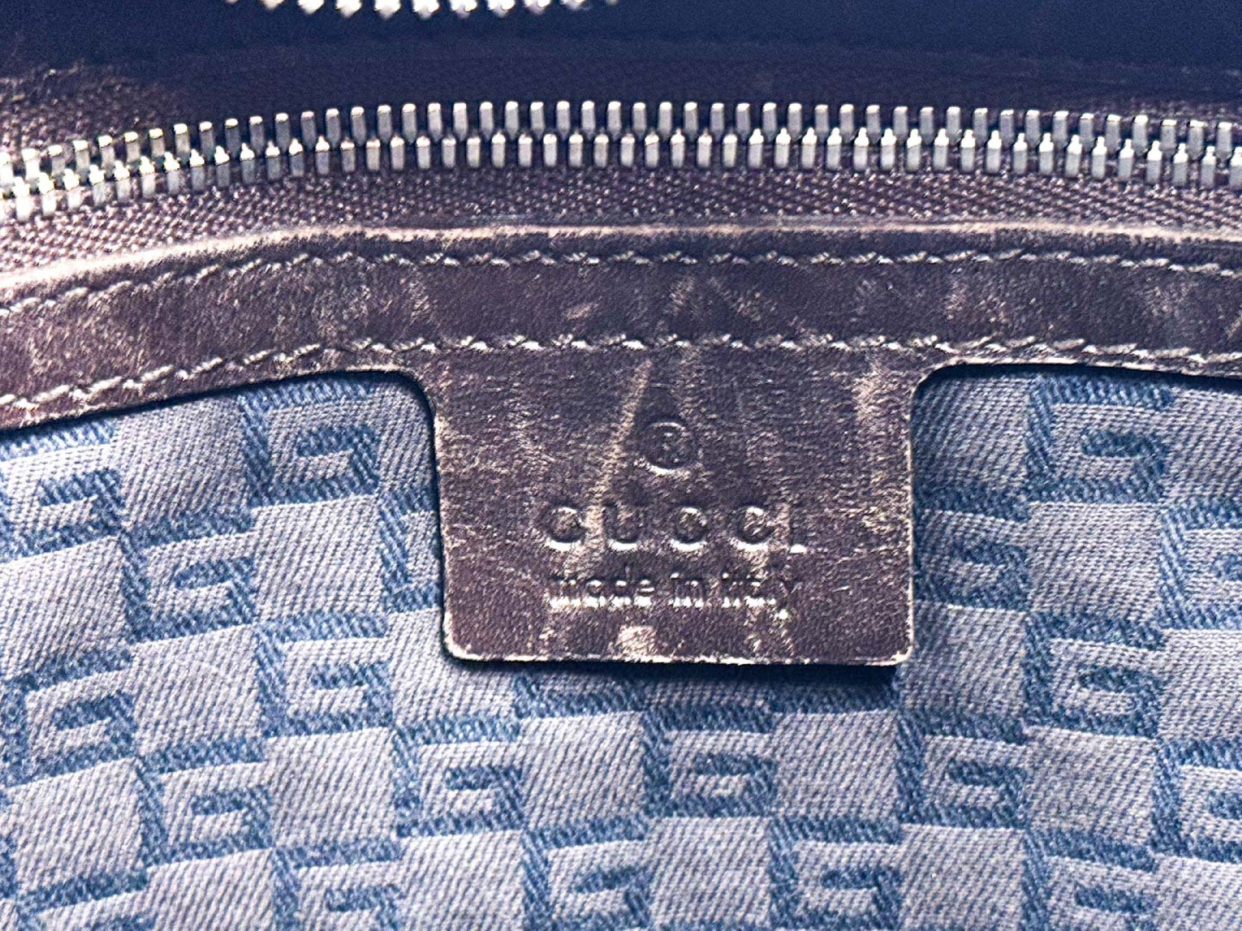 Sherry Line Interlocking G Leather Handbag 114871 — view 10