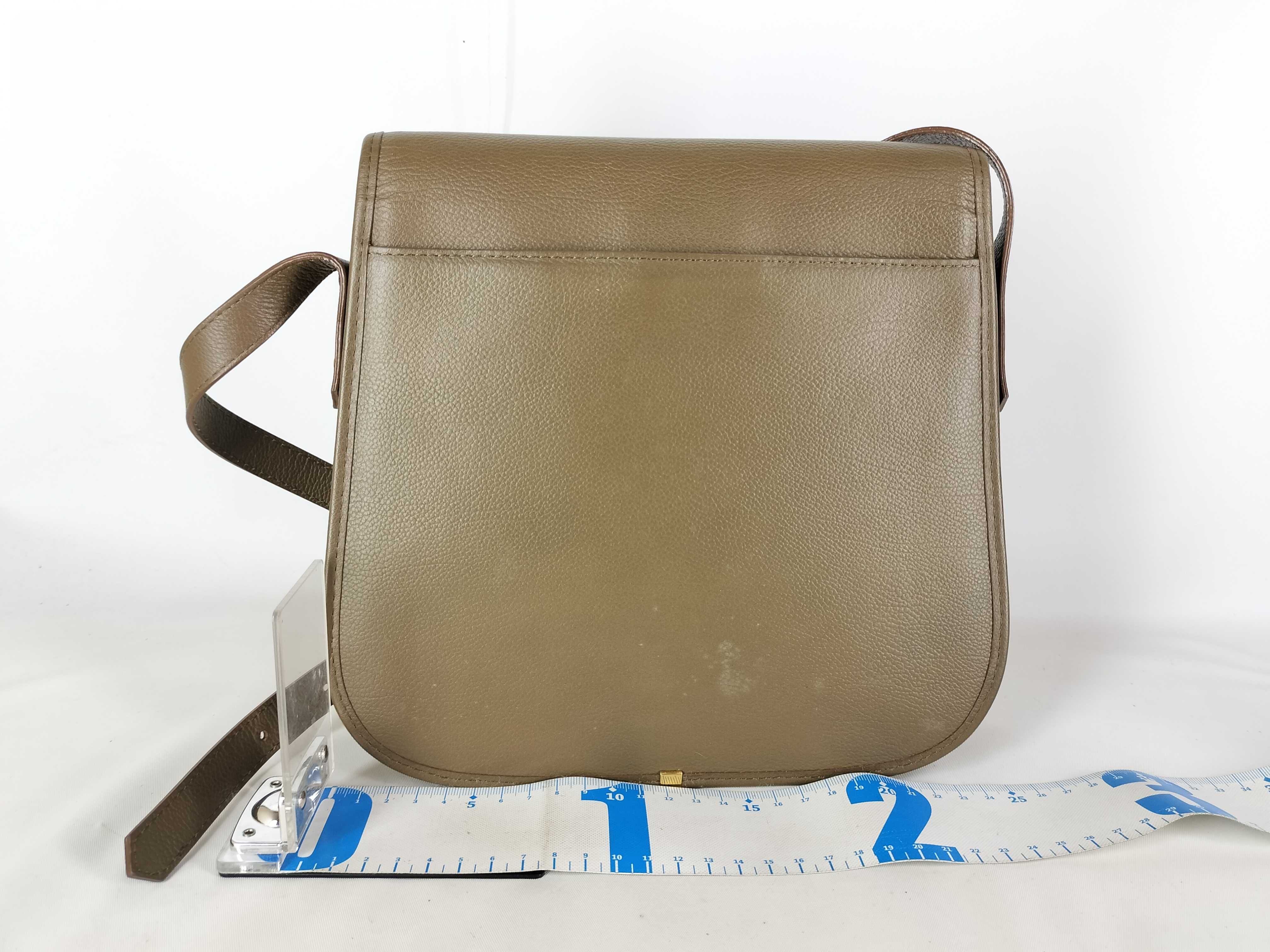 Leather Shoulder Bag with Logo — view 2