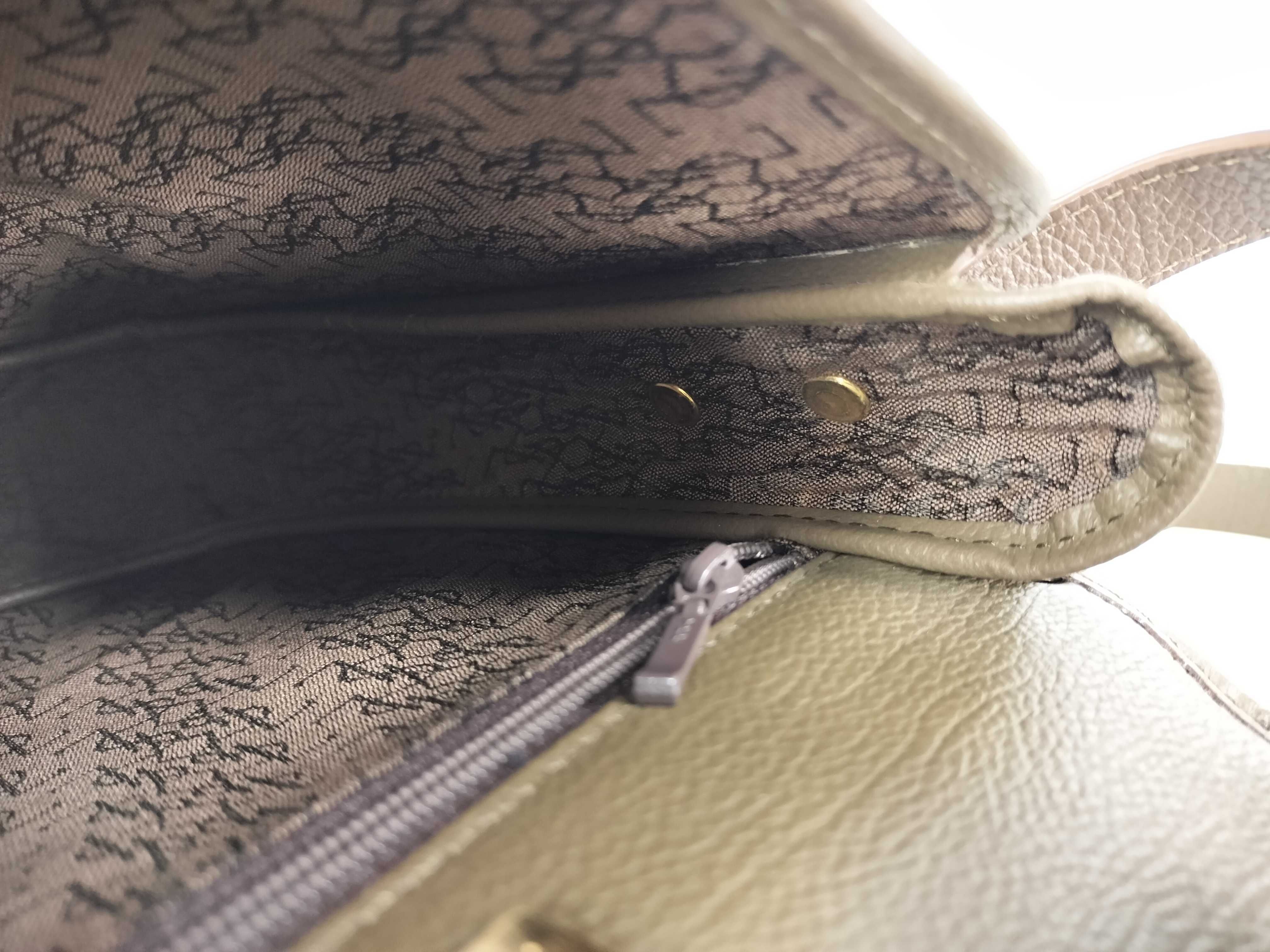 Leather Shoulder Bag with Logo — view 11