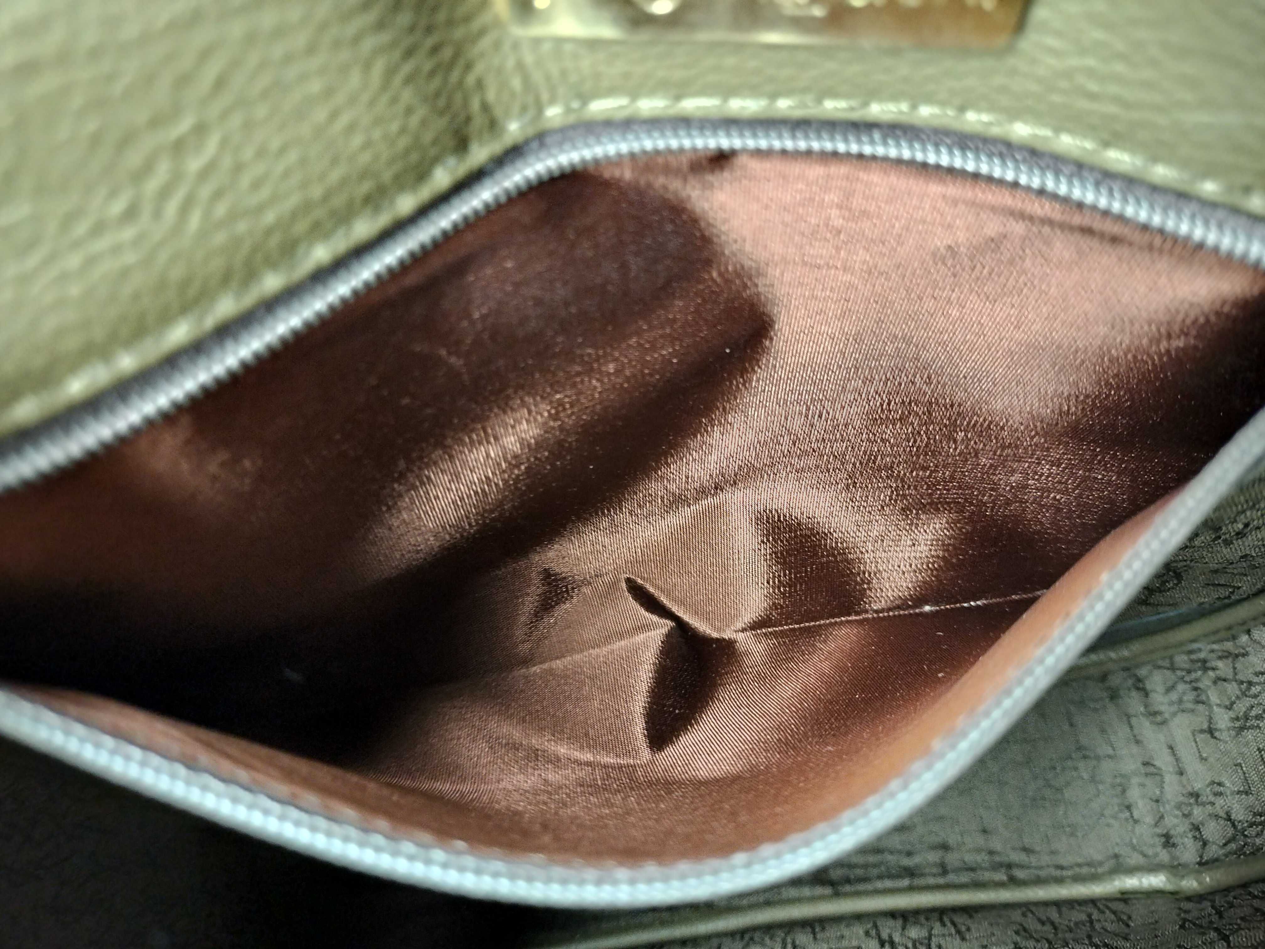 Leather Shoulder Bag with Logo — view 12