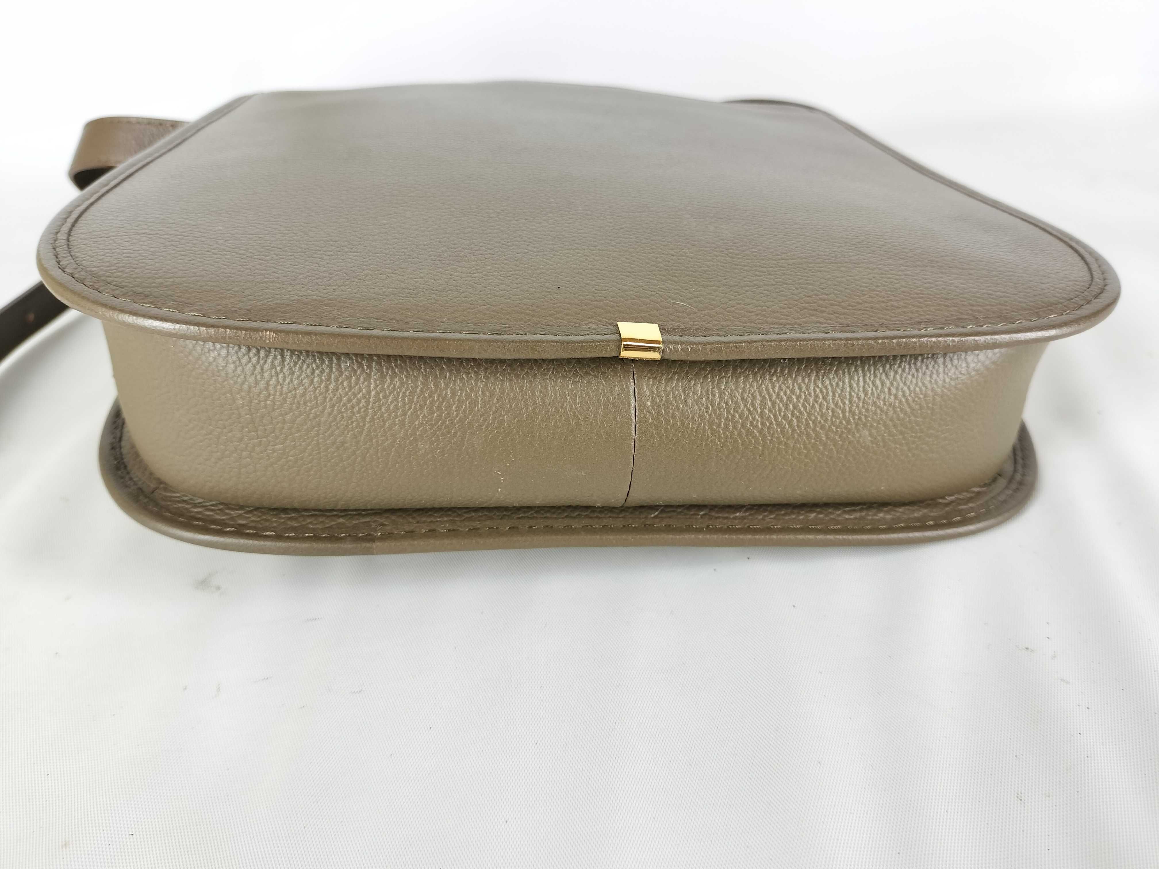 Leather Shoulder Bag with Logo — view 4