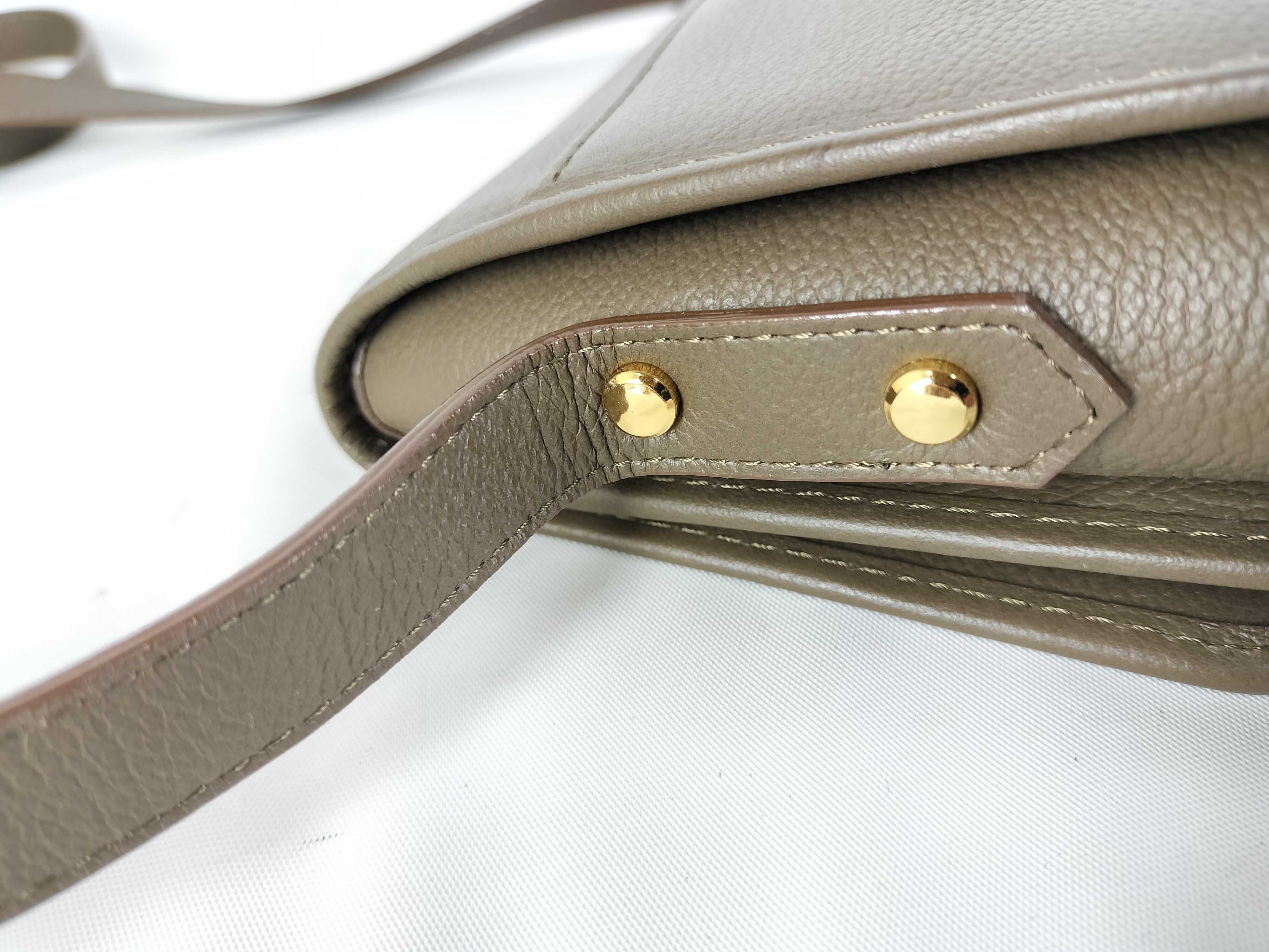Leather Shoulder Bag with Logo — view 5