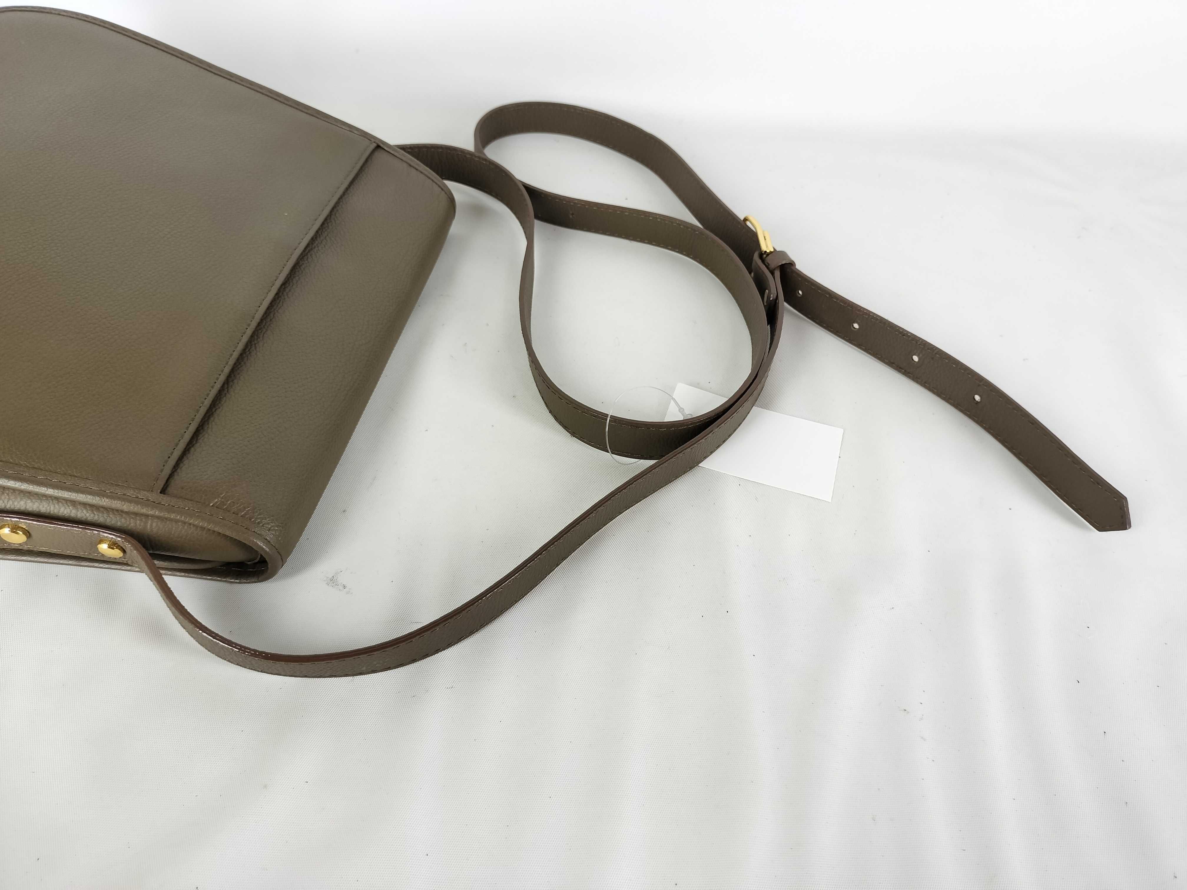 Leather Shoulder Bag with Logo — view 7