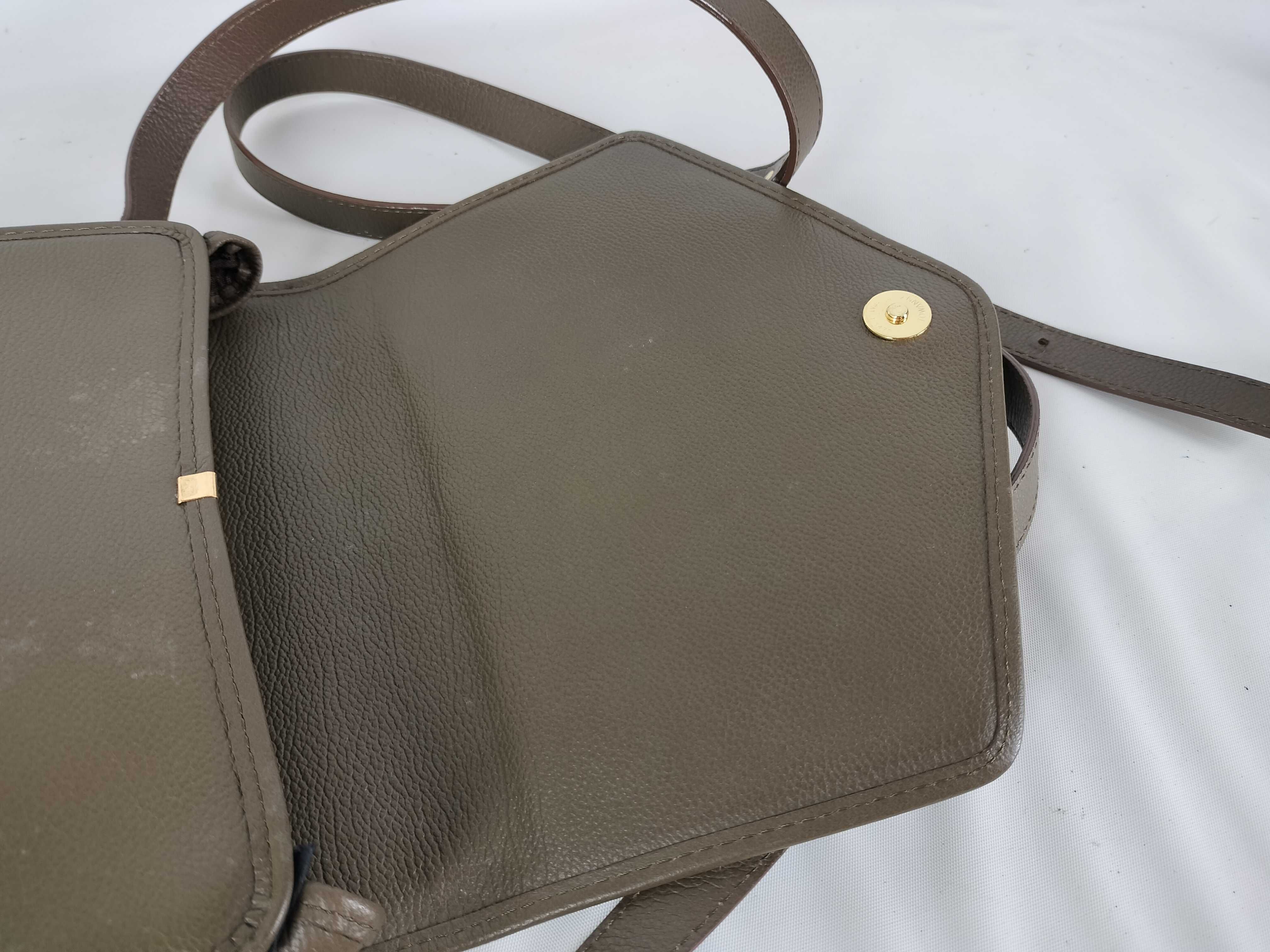Leather Shoulder Bag with Logo — view 8
