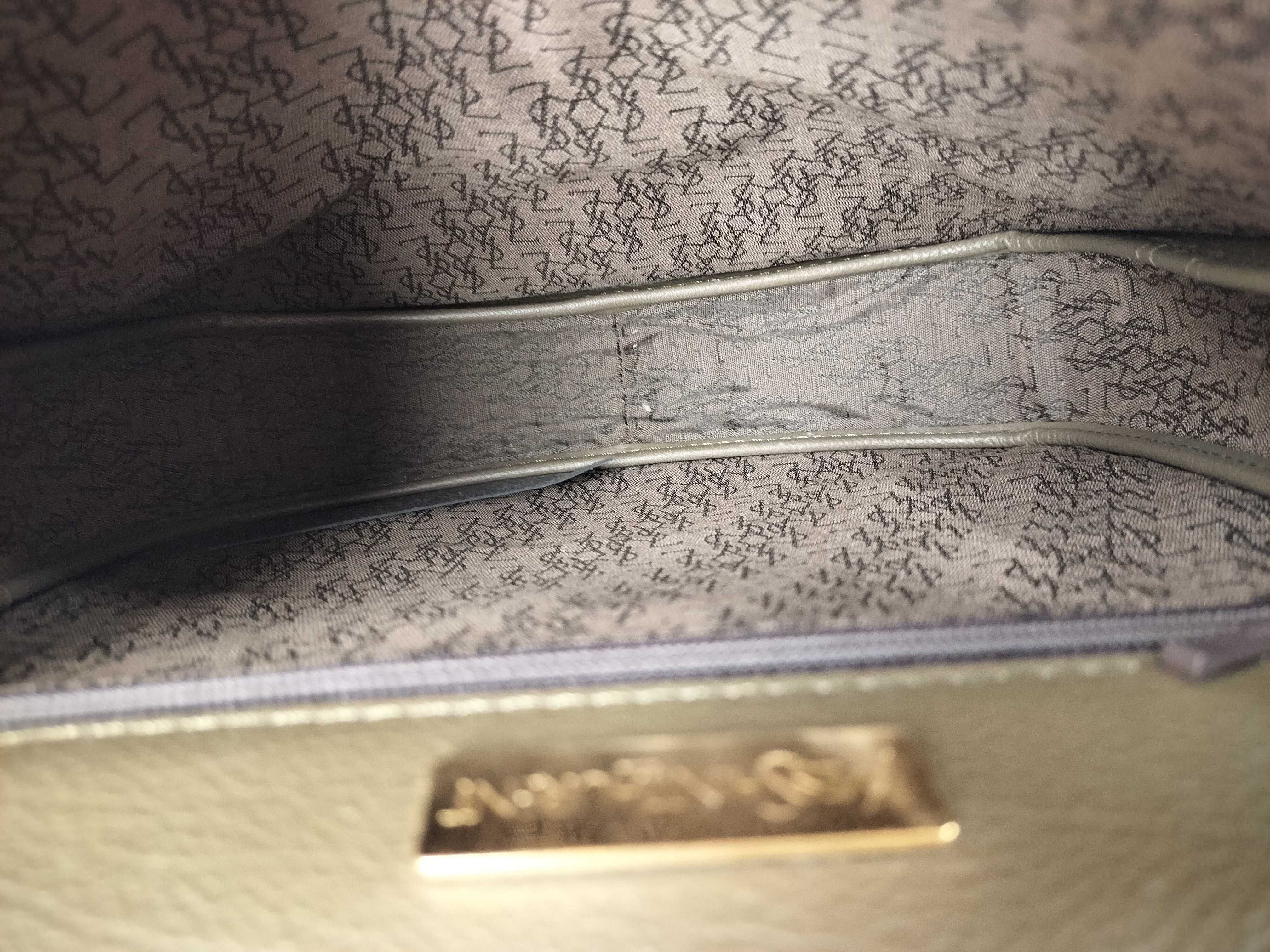 Leather Shoulder Bag with Logo — view 10