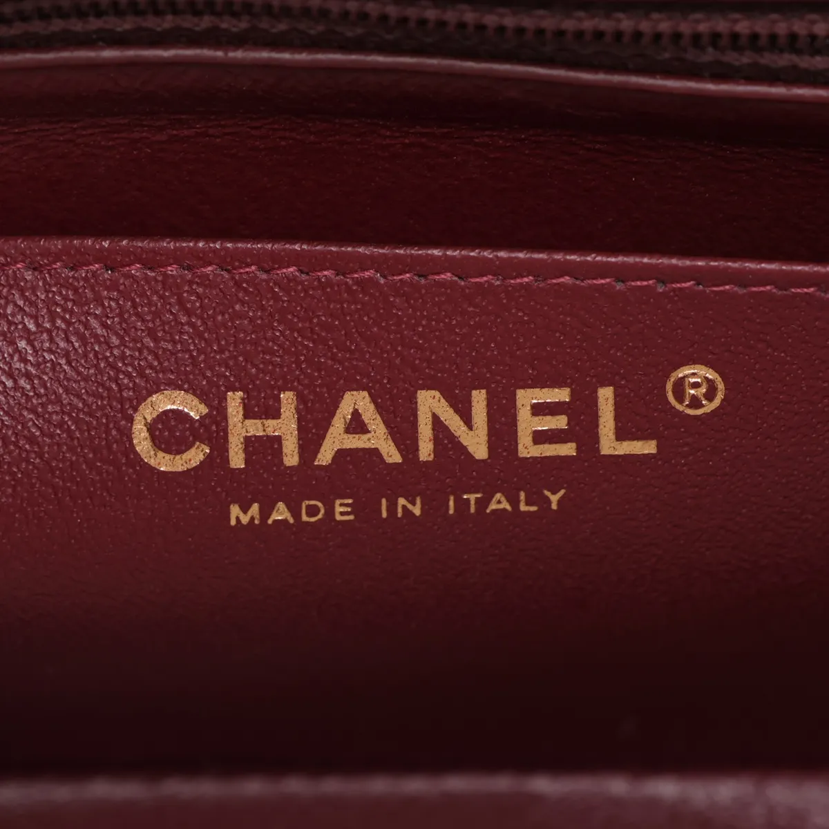 Mini Matelassé 20 Cotton x Leather Single Flap Single Chain Bag Navy x Red Gold Hardware 26225499 (Serial Number in the 26s) Aftermarket Parts Included A69900 — view 10