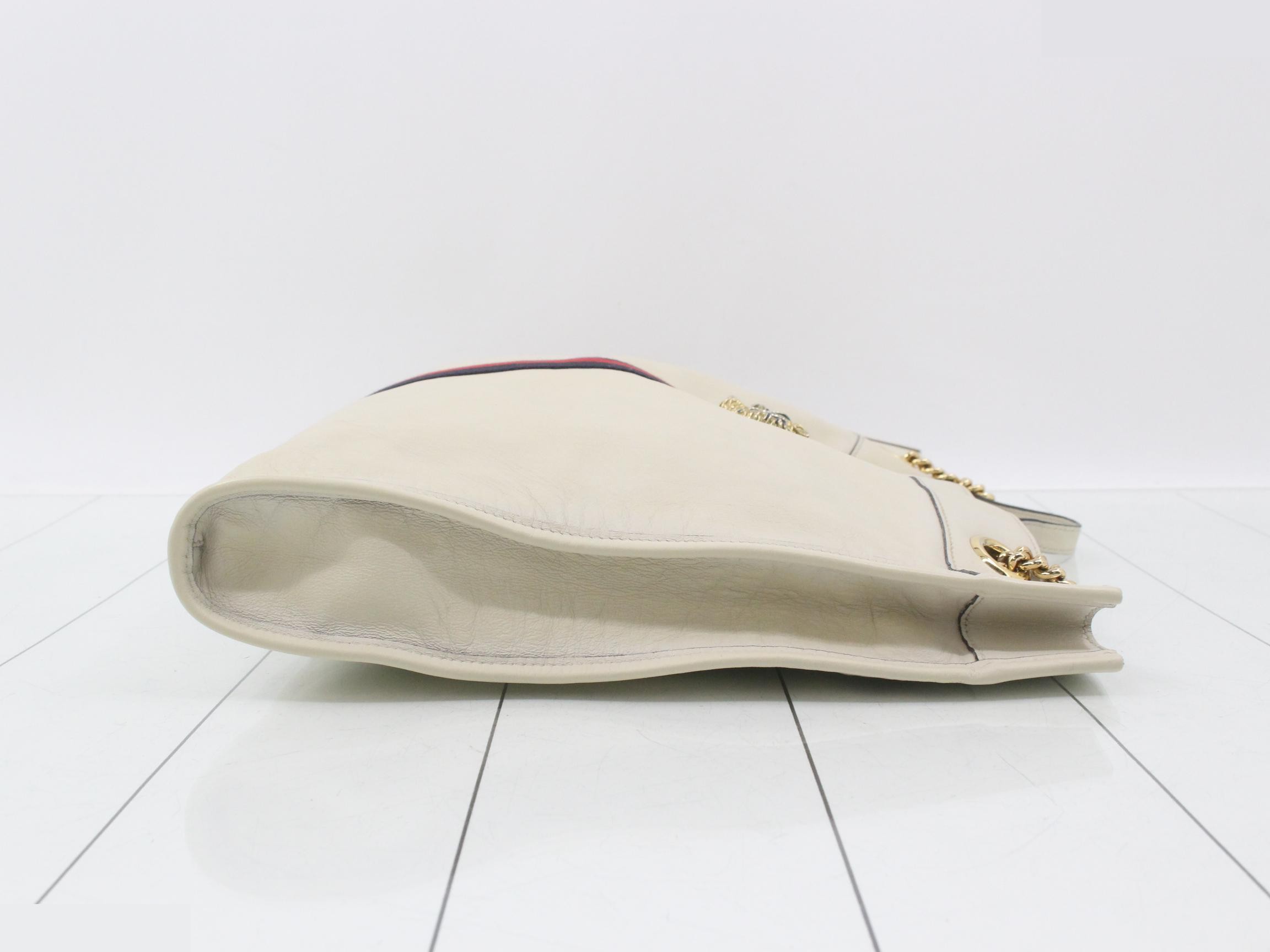 Leather Raja Chain Tote Bag — view 3