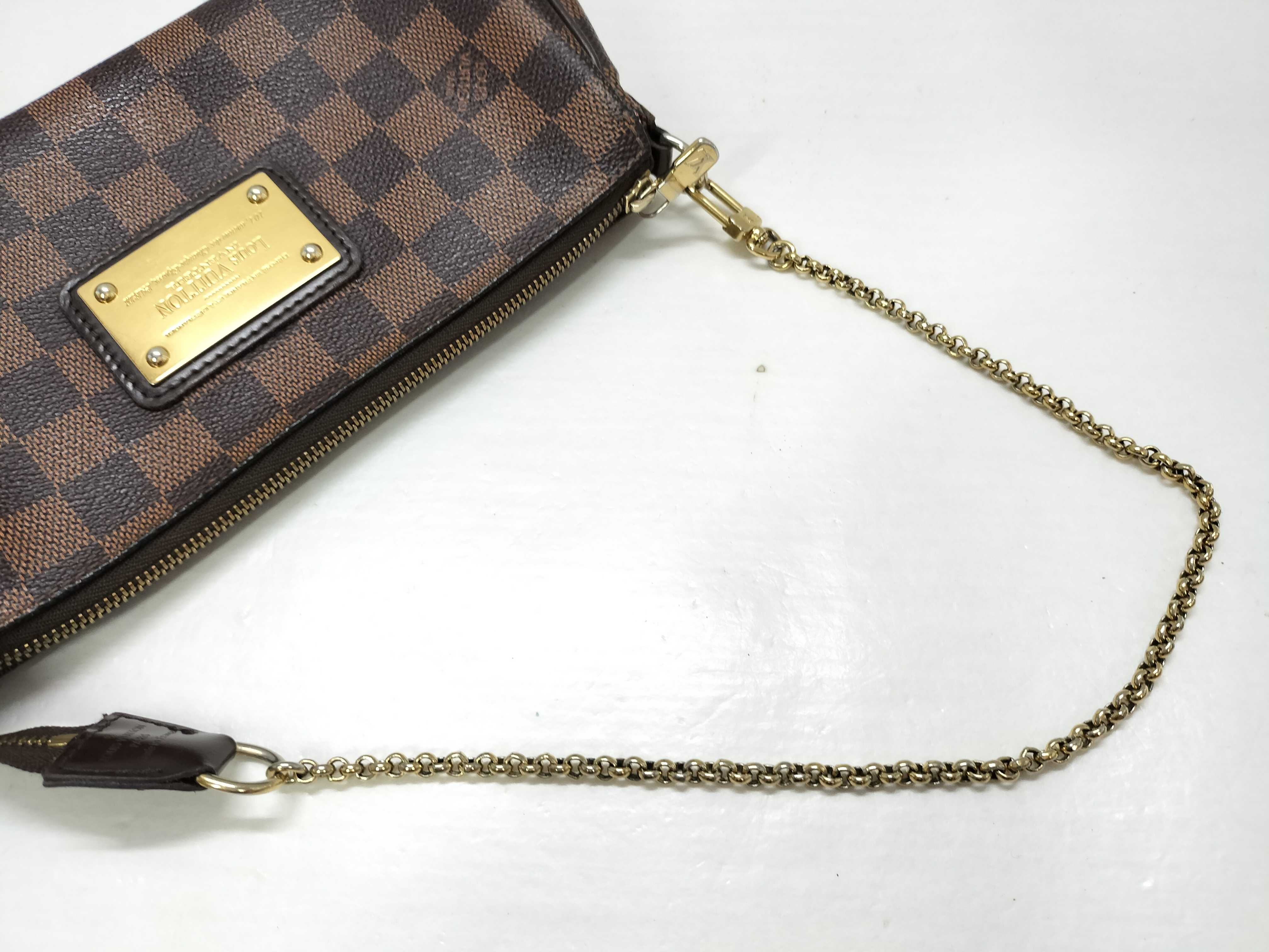 Damier DU- Damier Eva pochette Brown N55213 DU4161 Handbag — view 3