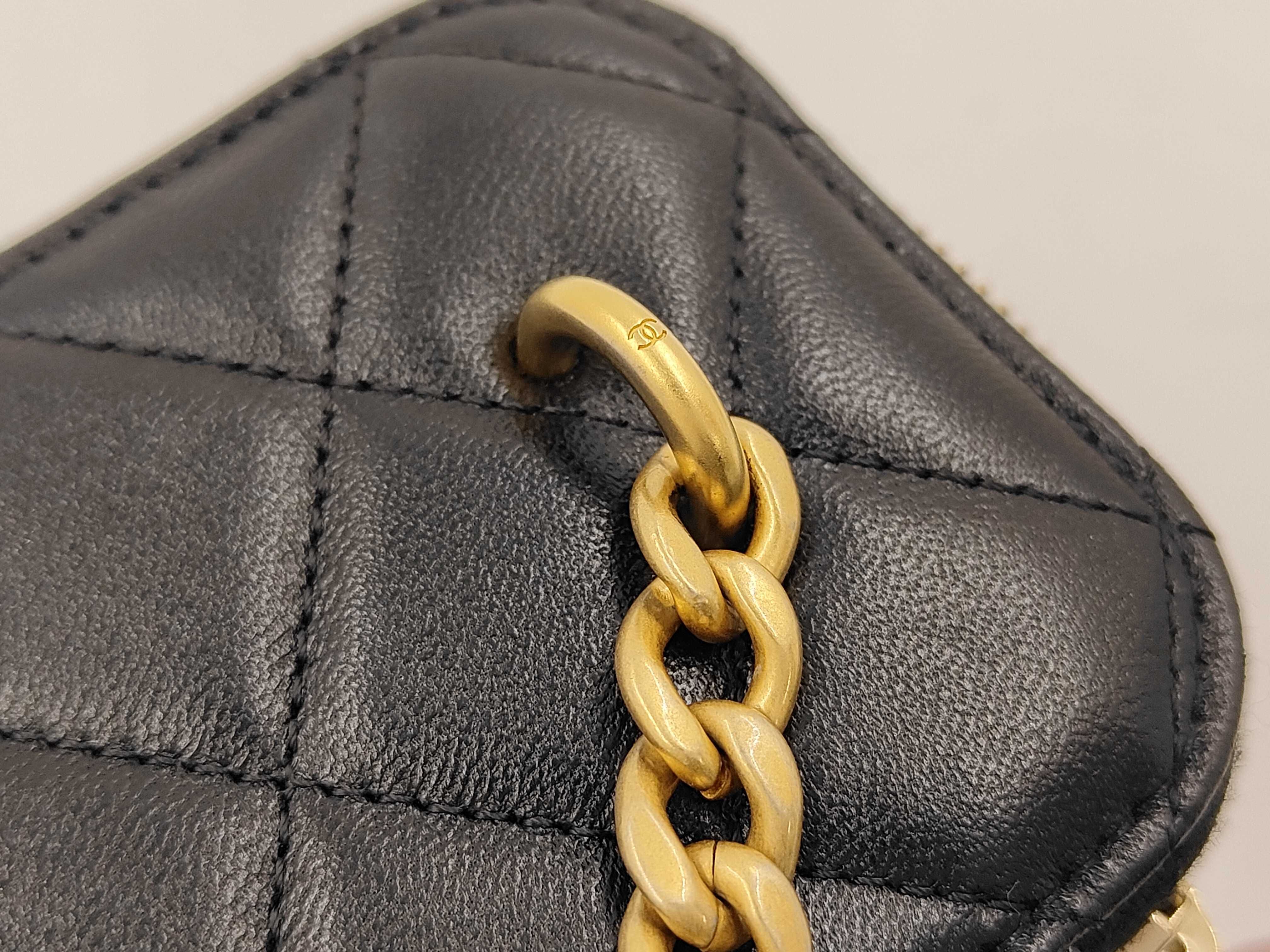 Lambskin Vanity Mini Chain Vanity Bag — view 7
