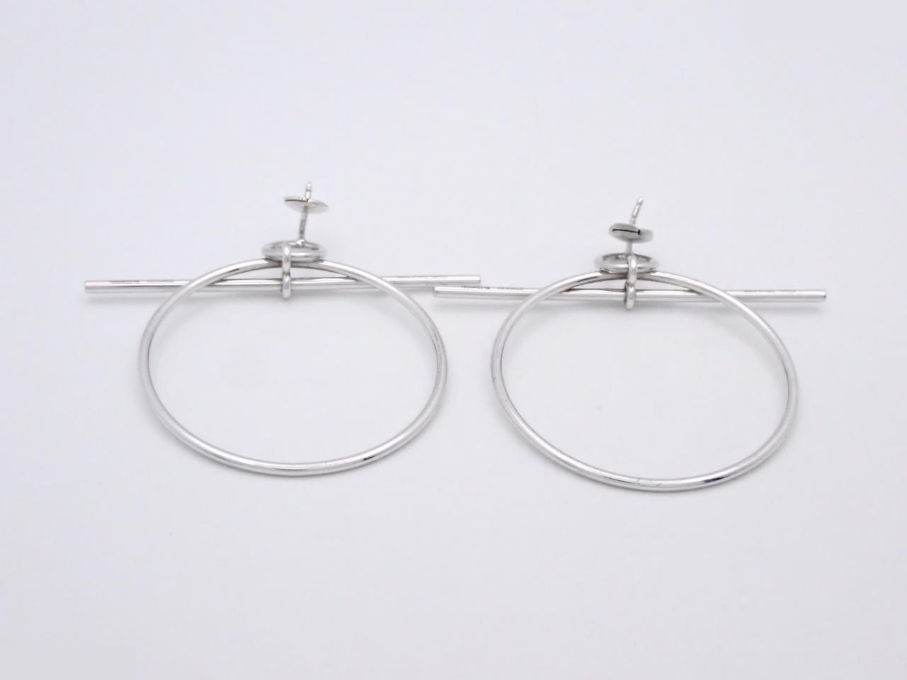 earrings, 925 sterling silver, 11.0g, Echappé MM, 19S040310 — view 2