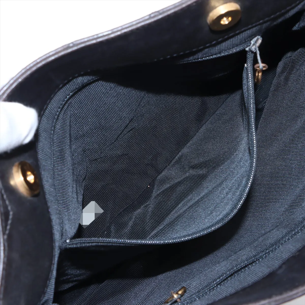 Matelasse Lambskin Tote Bag Brown Gold Hardware 4274520 No. 4 — view 9