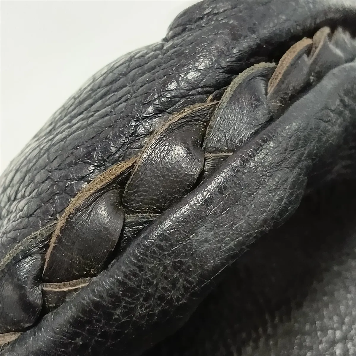 Hobo Leather Shoulder Bag, Black — view 10