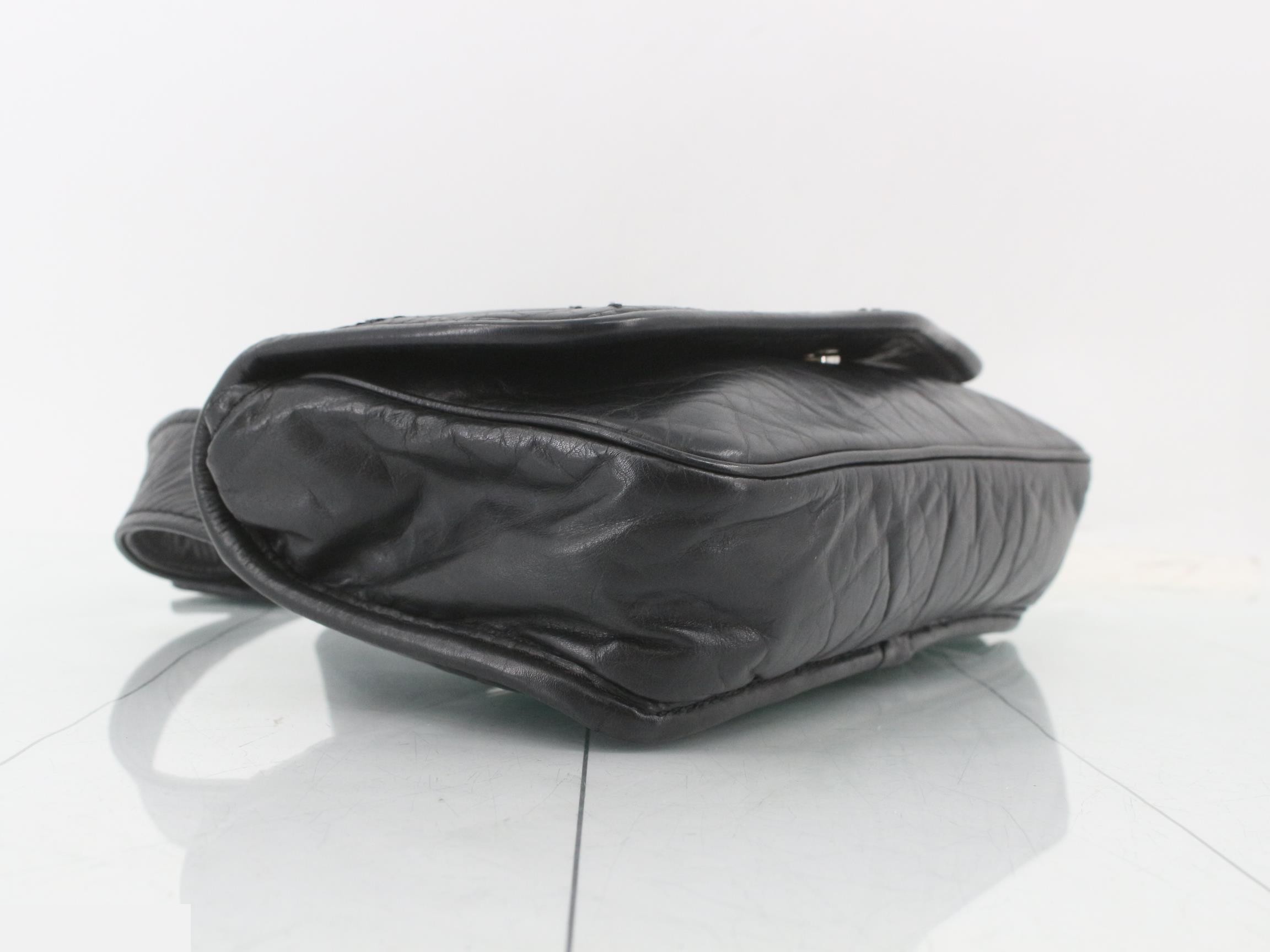 Leather logo waist bag — view 5
