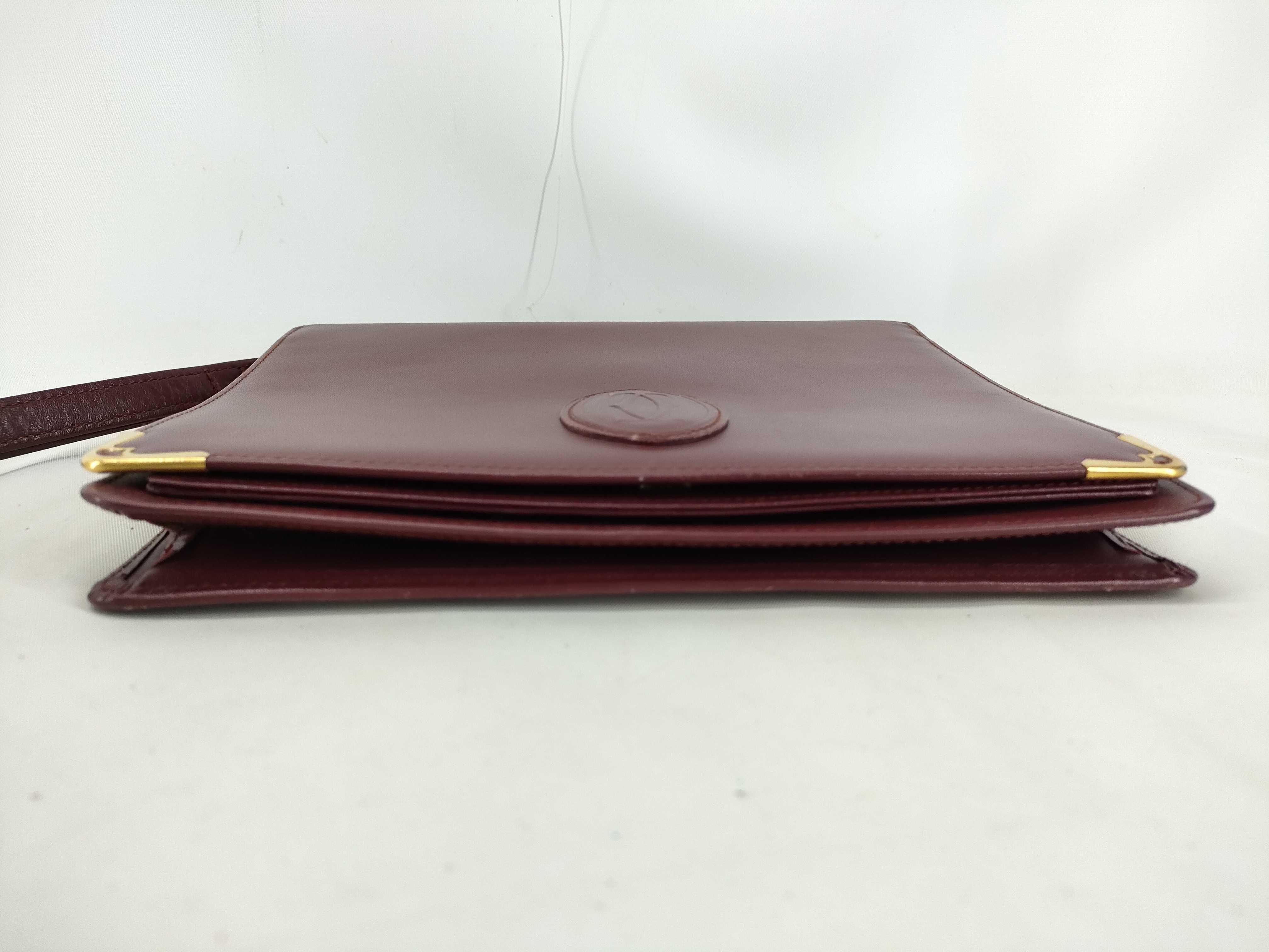 must Cartier must line clutch bag second bag Bordeaux second bag — view 3