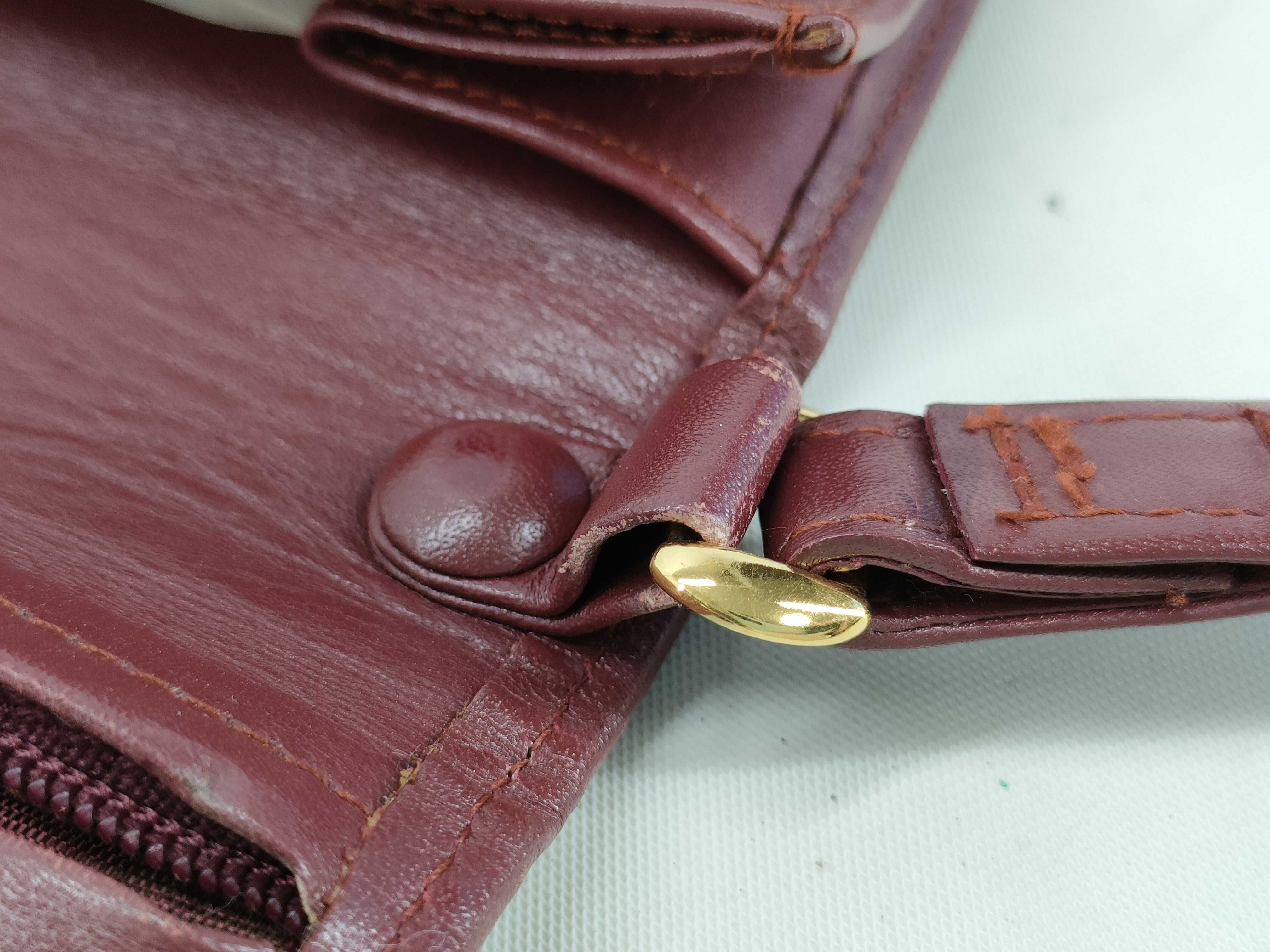 must Cartier must line clutch bag second bag Bordeaux second bag — view 7