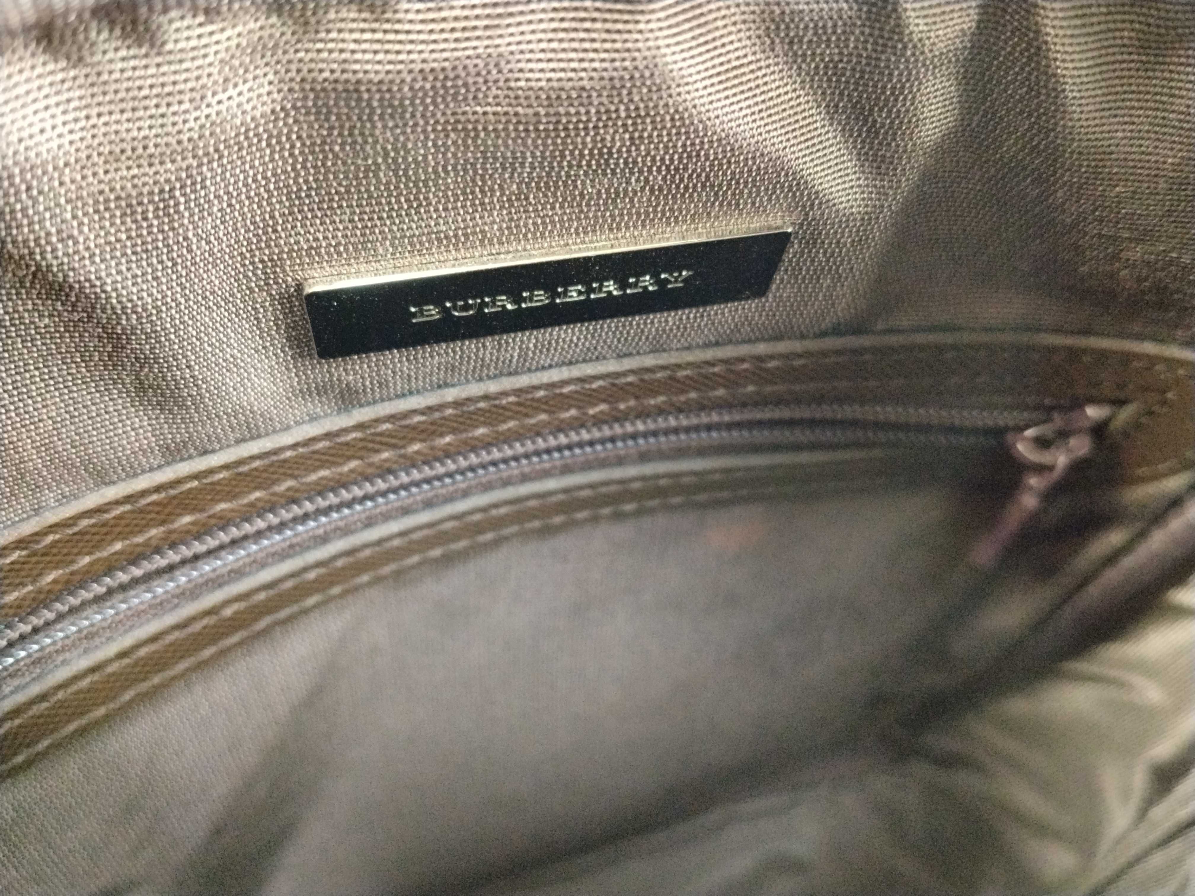 Nova Check Leather Logo Embossed Shoulder Bag — view 11