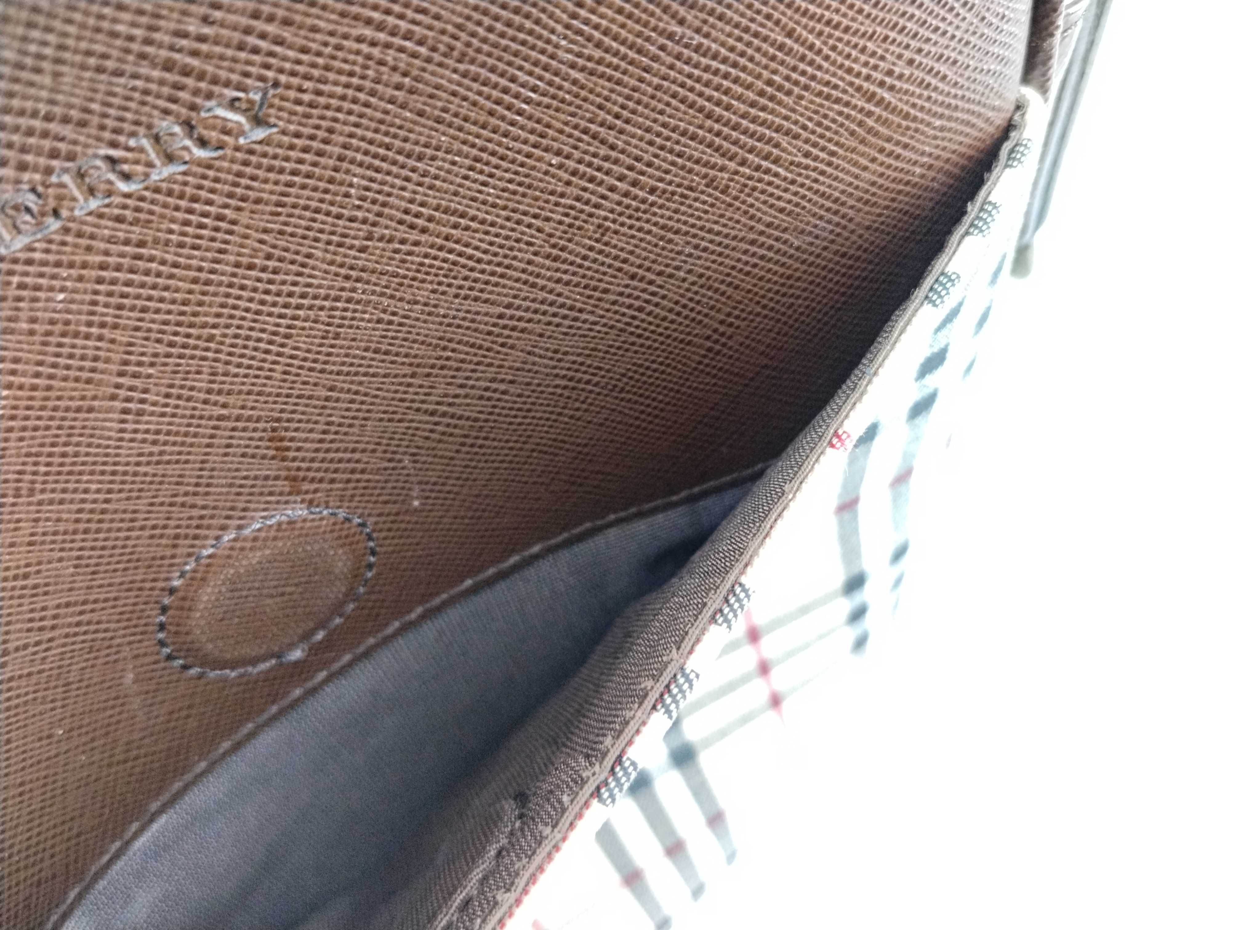 Nova Check Leather Logo Embossed Shoulder Bag — view 13