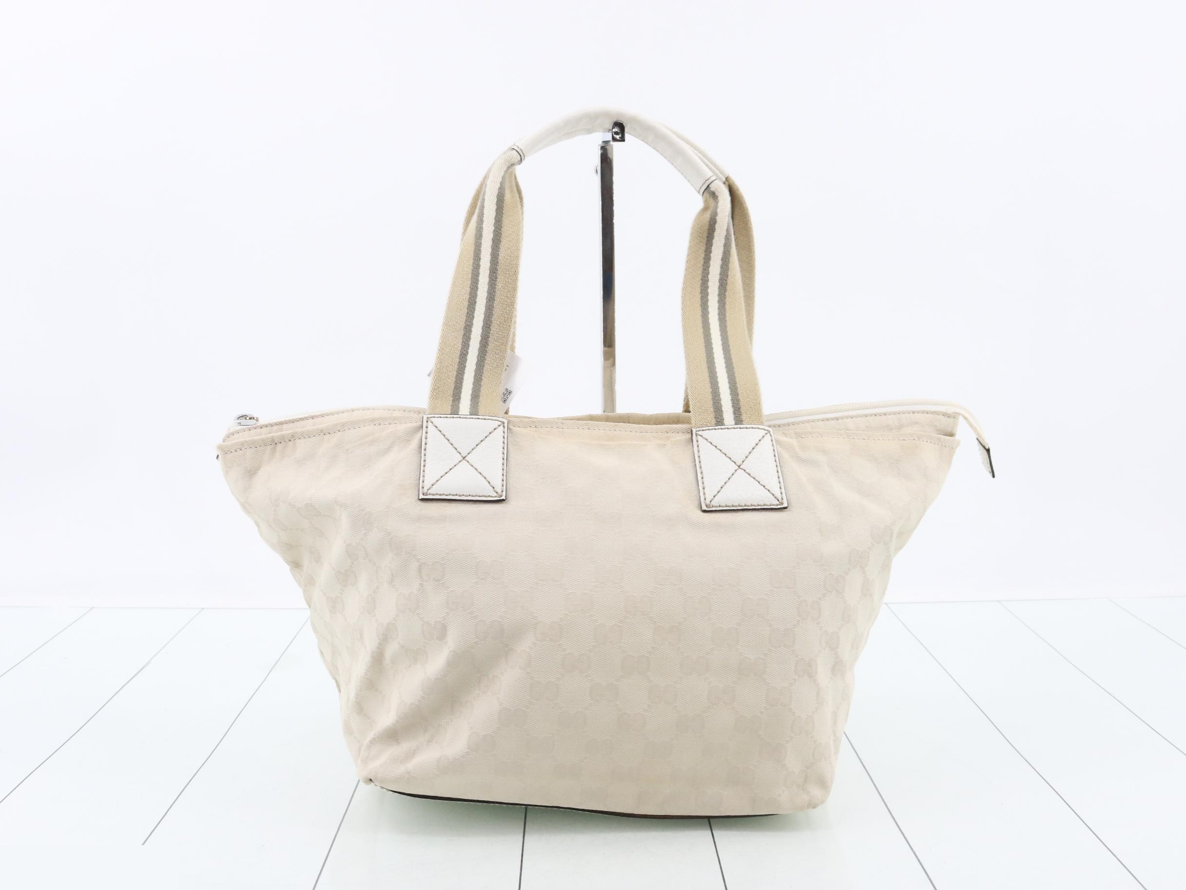 canvas handbag, ivory, item number 131230, part number 203998 — view 2