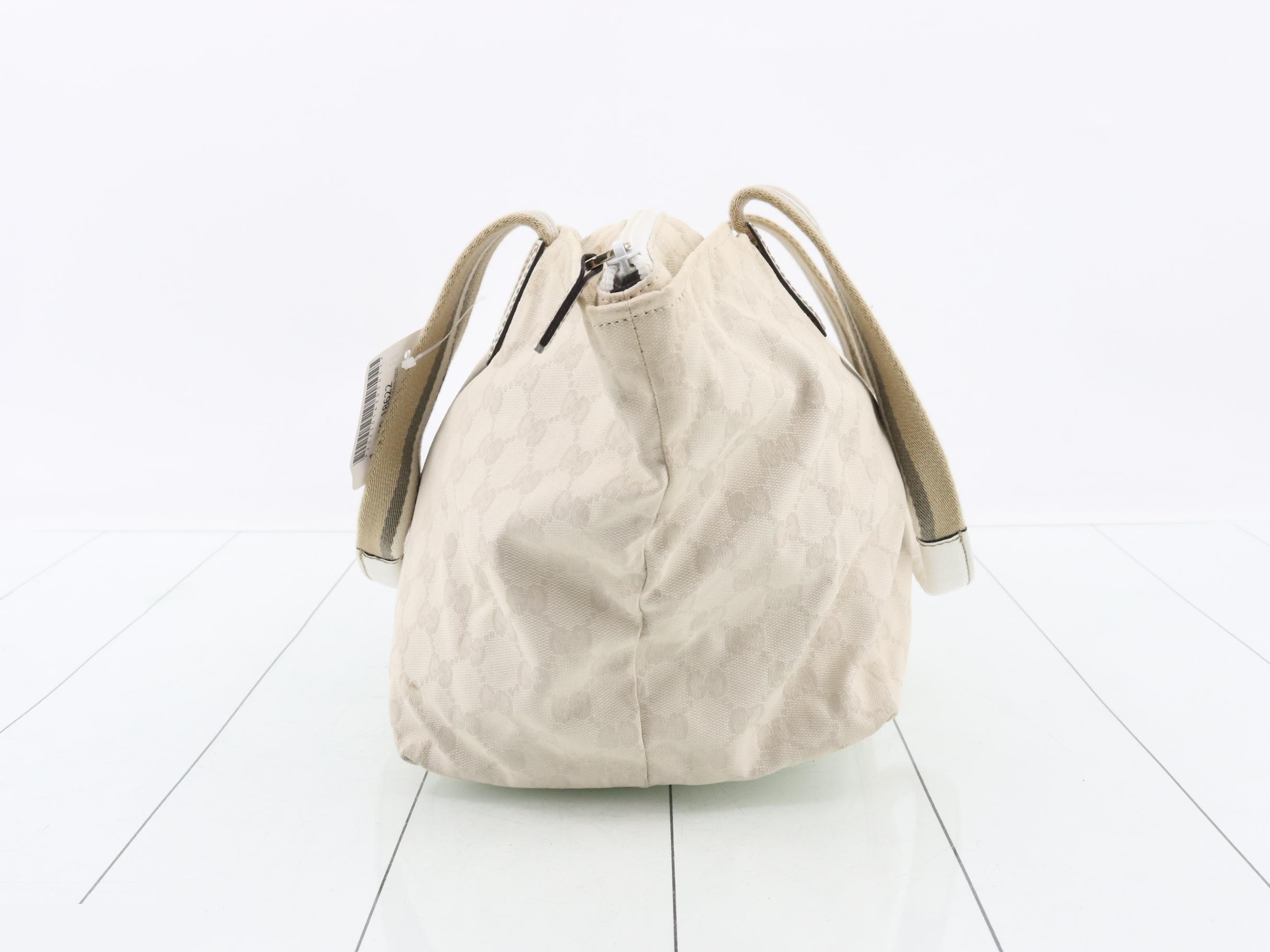 canvas handbag, ivory, item number 131230, part number 203998 — view 3