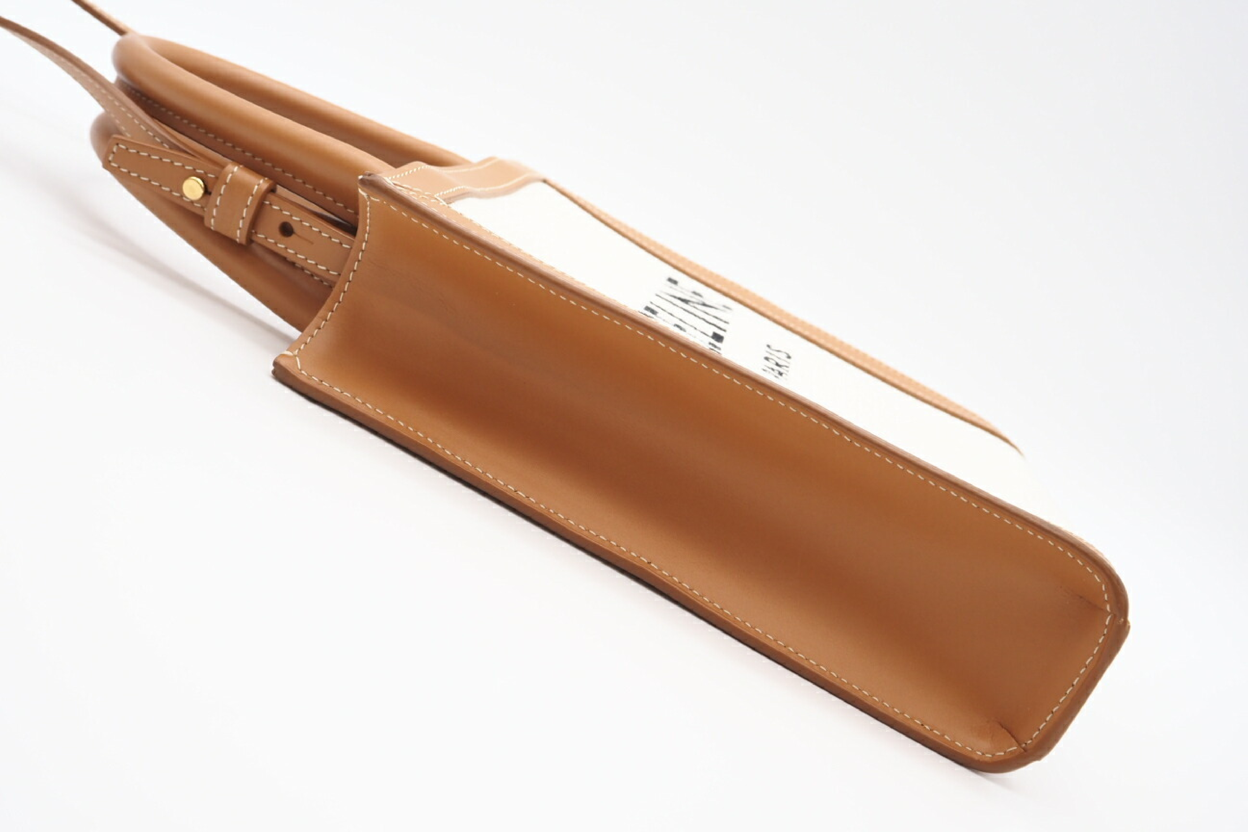 193302BNZ02NT Canvas Mini Vertical Cabas Natural Tan Bag with Dust Bag (Shoulder Bag) — view 4