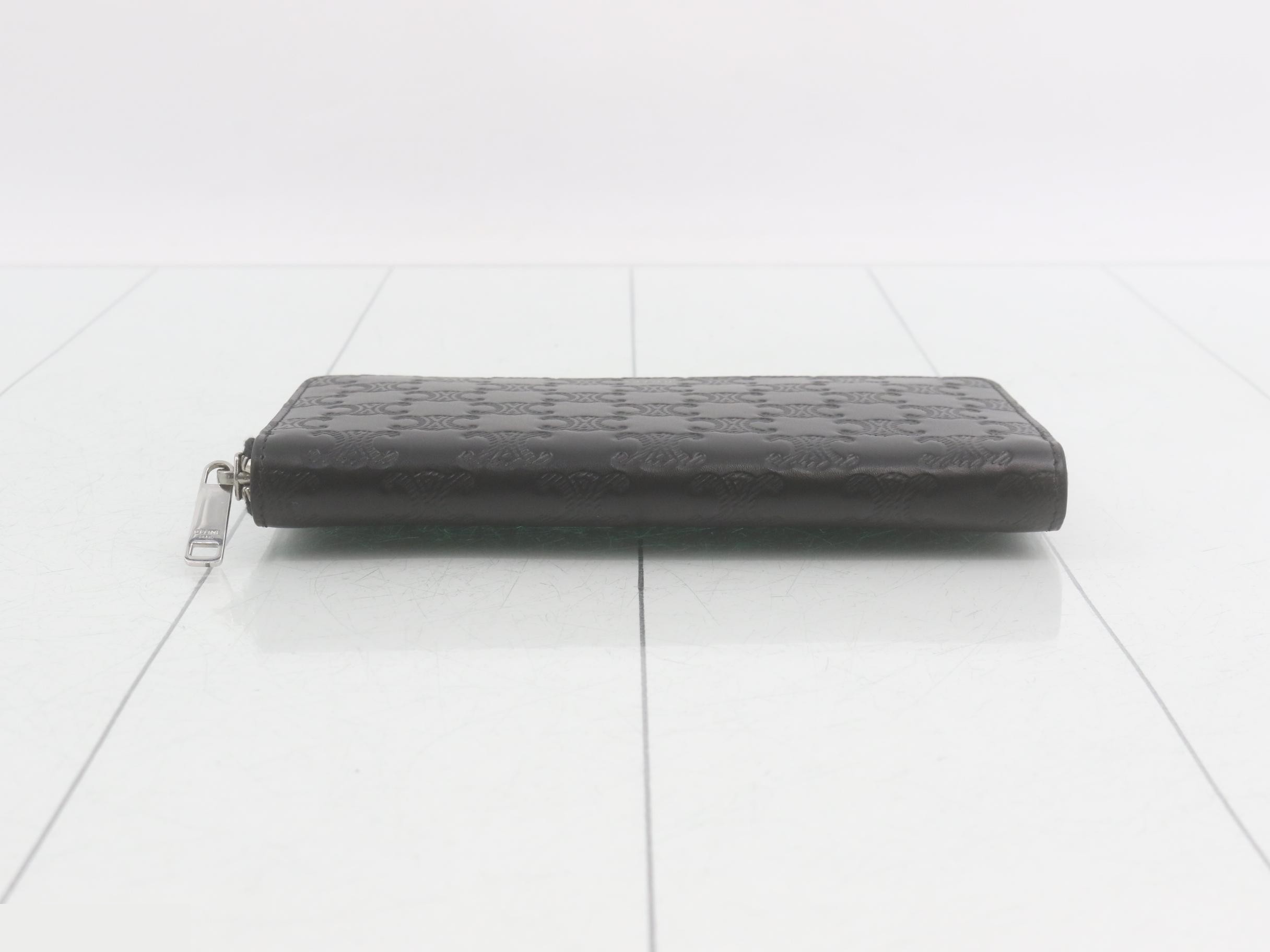 Macadam Round Zipper Long Wallet — view 3