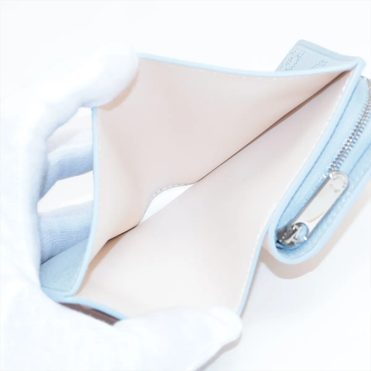 Mahina Portefeuil Claire - Blue Compact Wallet M29056 RFID Reactive — view 4