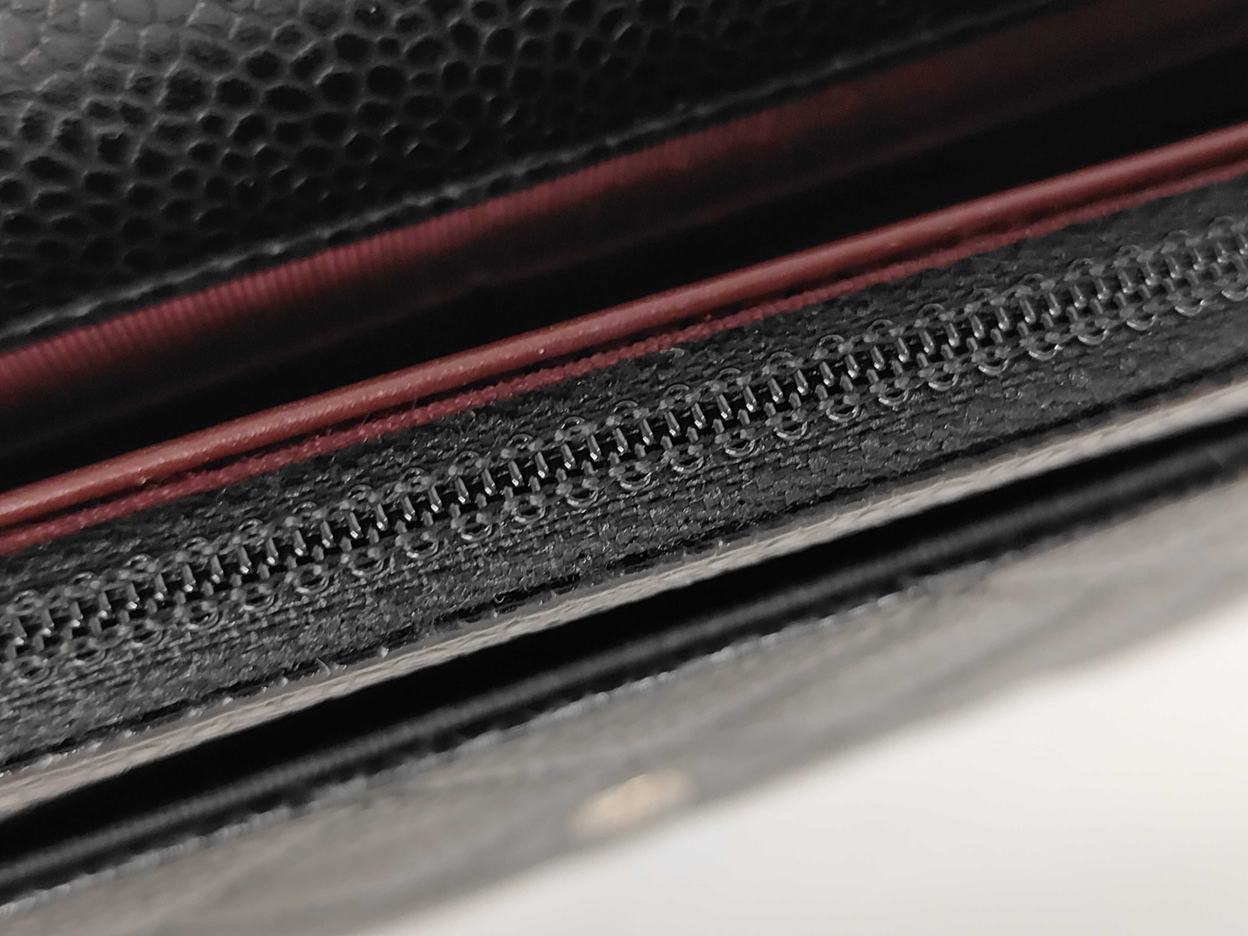 Matelassé Chain Wallet, Series 23, Caviar Leather, Black, Silver Hardware, Shoulder Bag — view 6