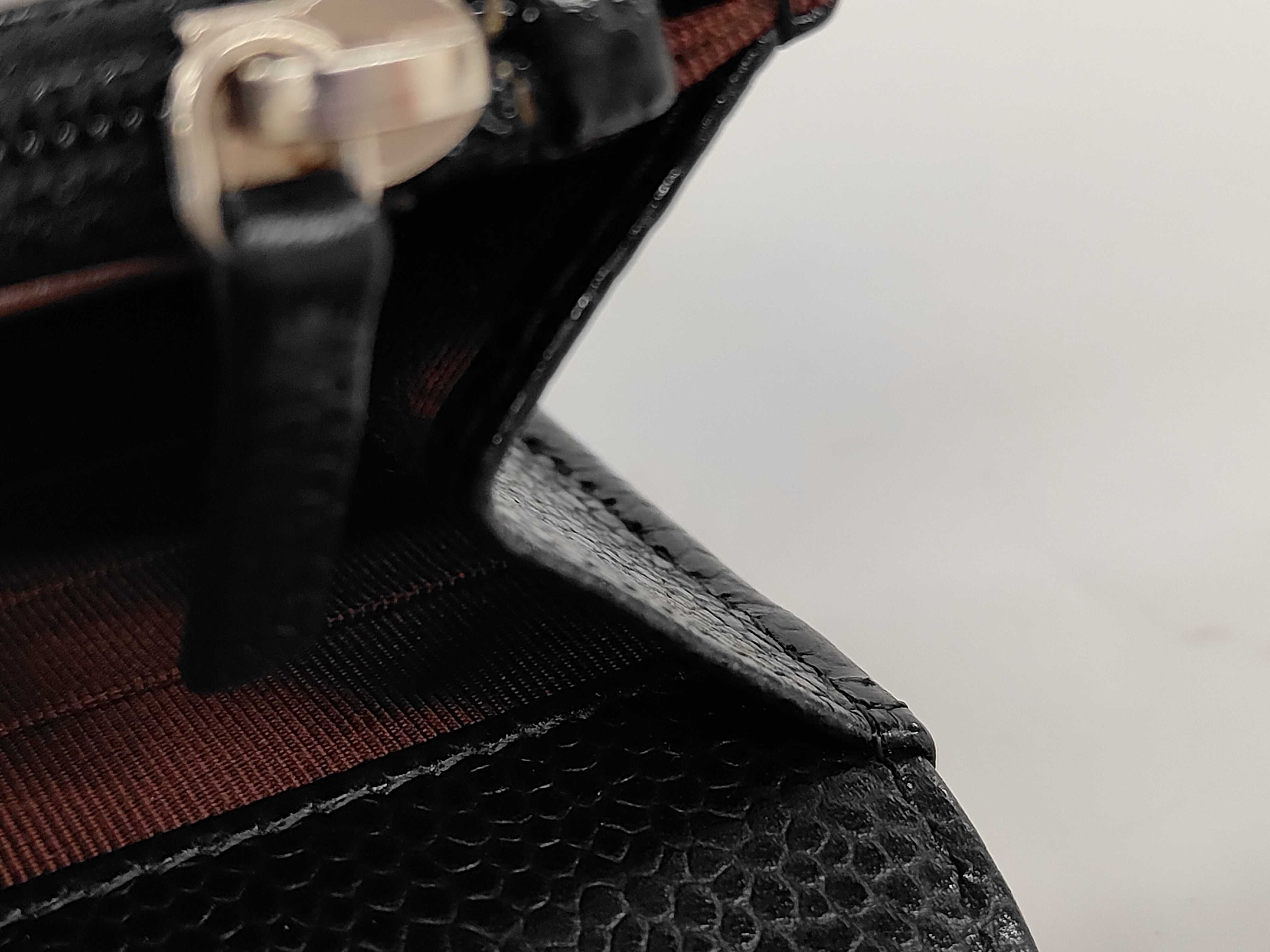 Matelassé Chain Wallet, Series 23, Caviar Leather, Black, Silver Hardware, Shoulder Bag — view 9