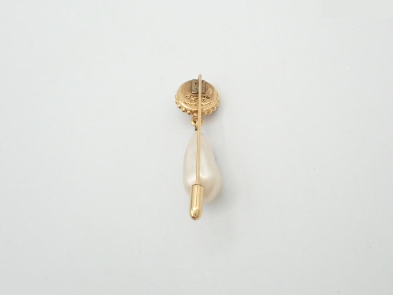 Drop Pearl Pin Brooch — view 2