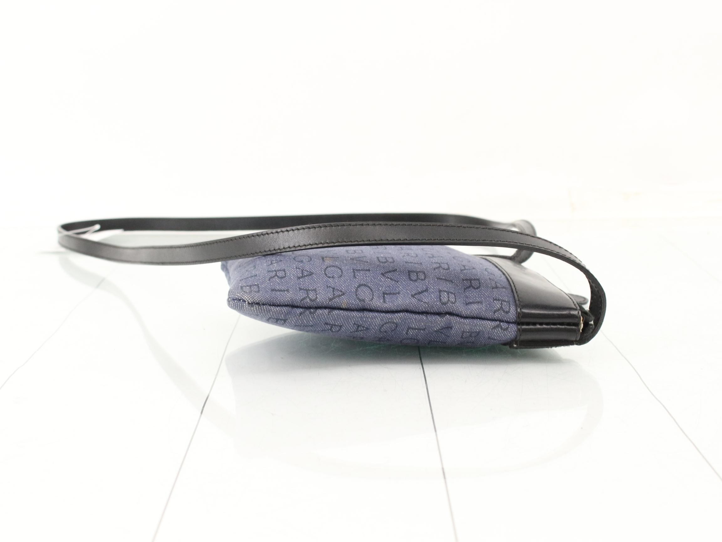 Logomania Shoulder Bag/Pochette - Canvas/Leather — view 3