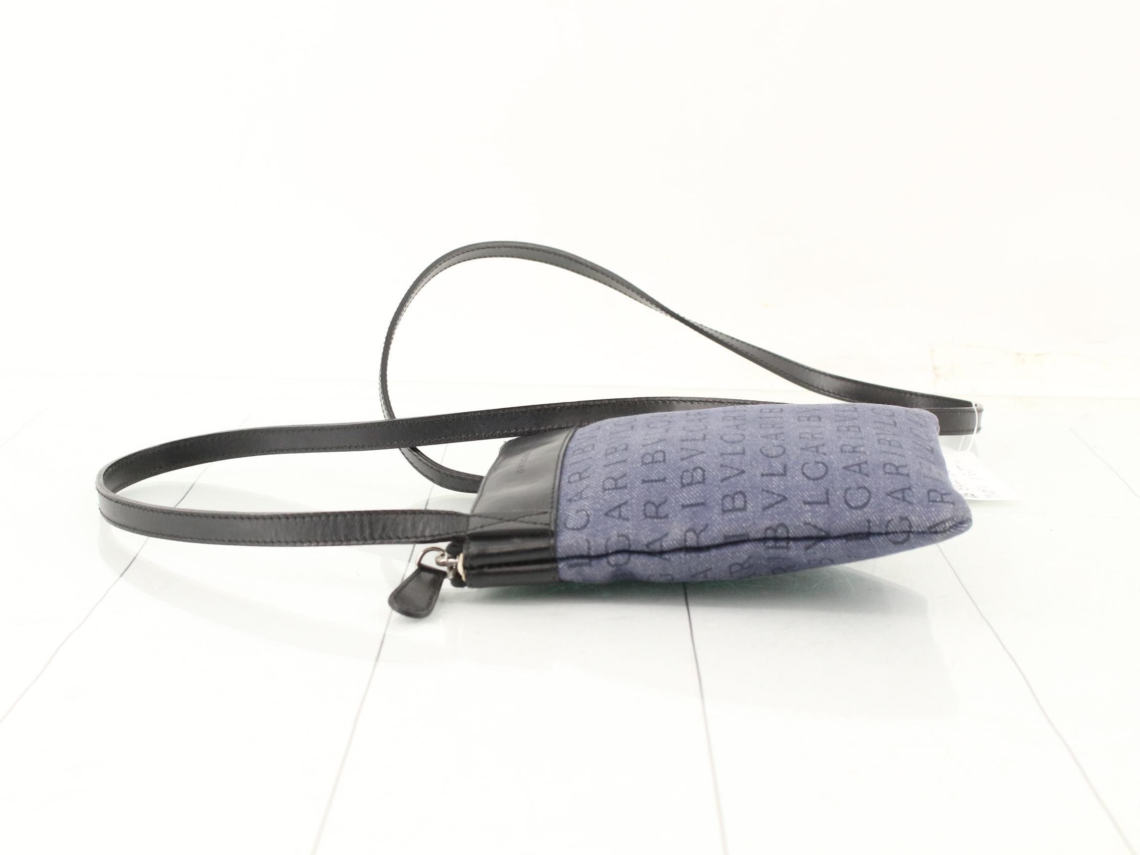 Logomania Shoulder Bag/Pochette - Canvas/Leather — view 4