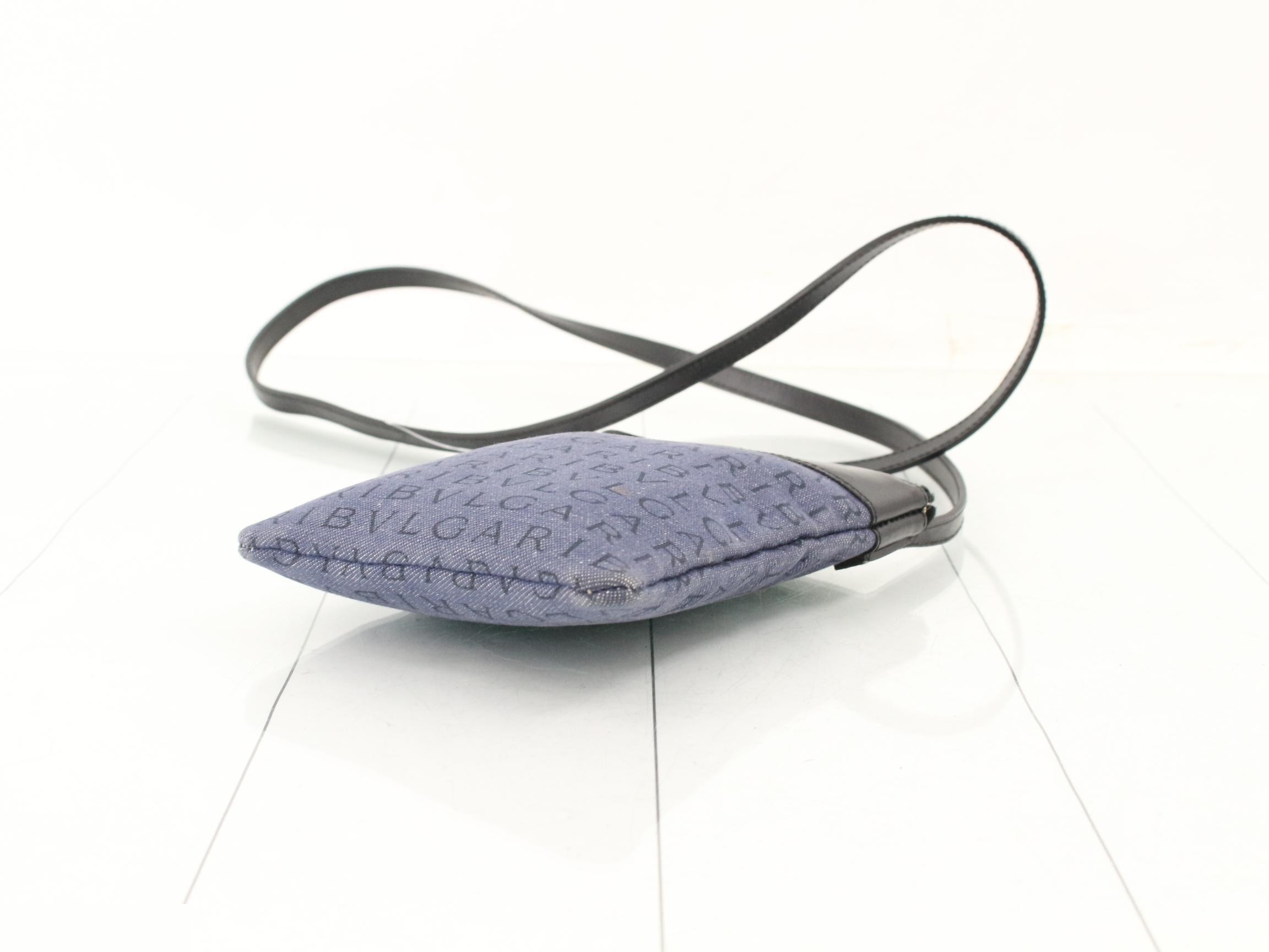 Logomania Shoulder Bag/Pochette - Canvas/Leather — view 6