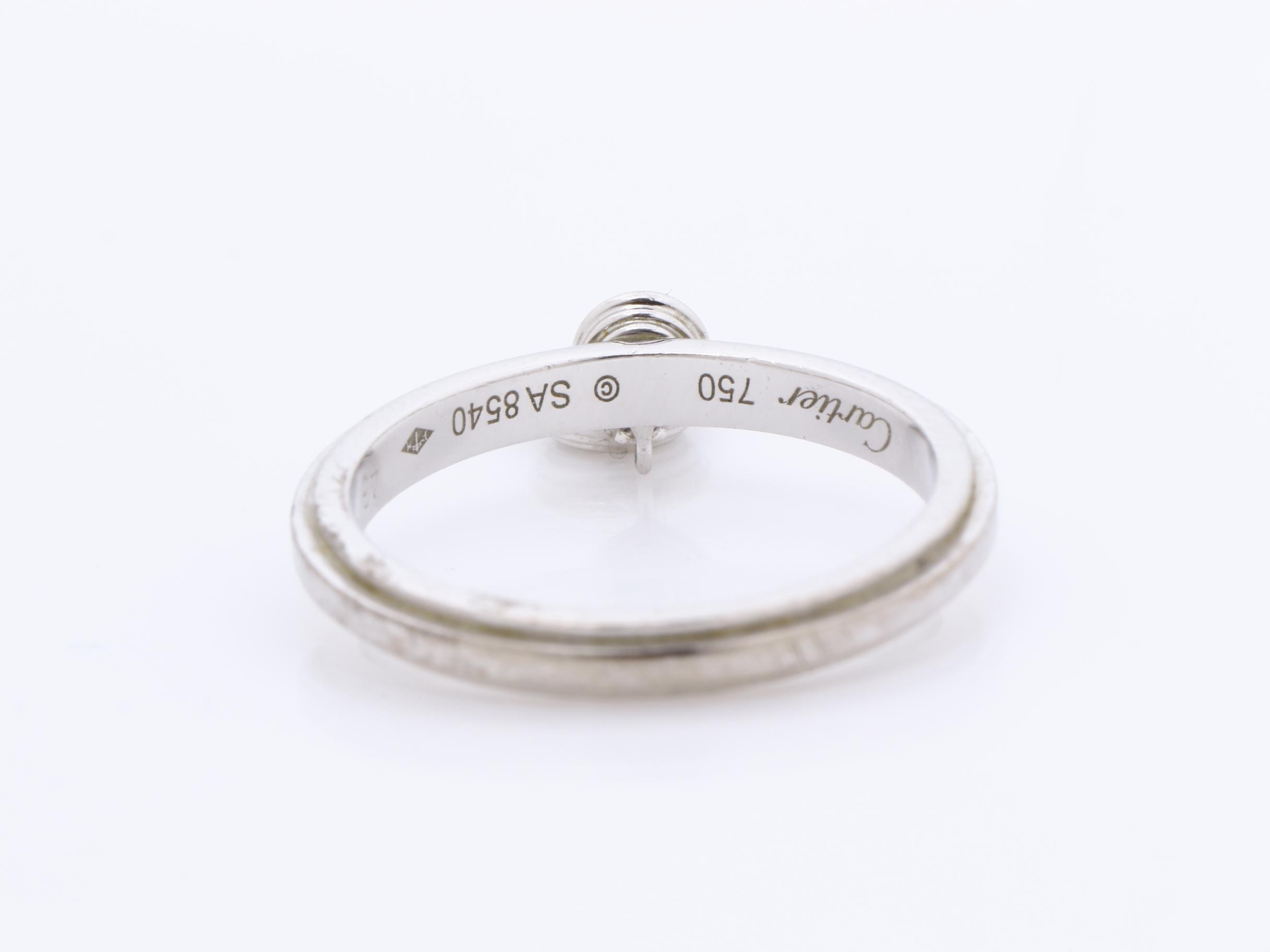 Ring, SA8540, 750WG, 2.1g, #43, Diamond — view 4