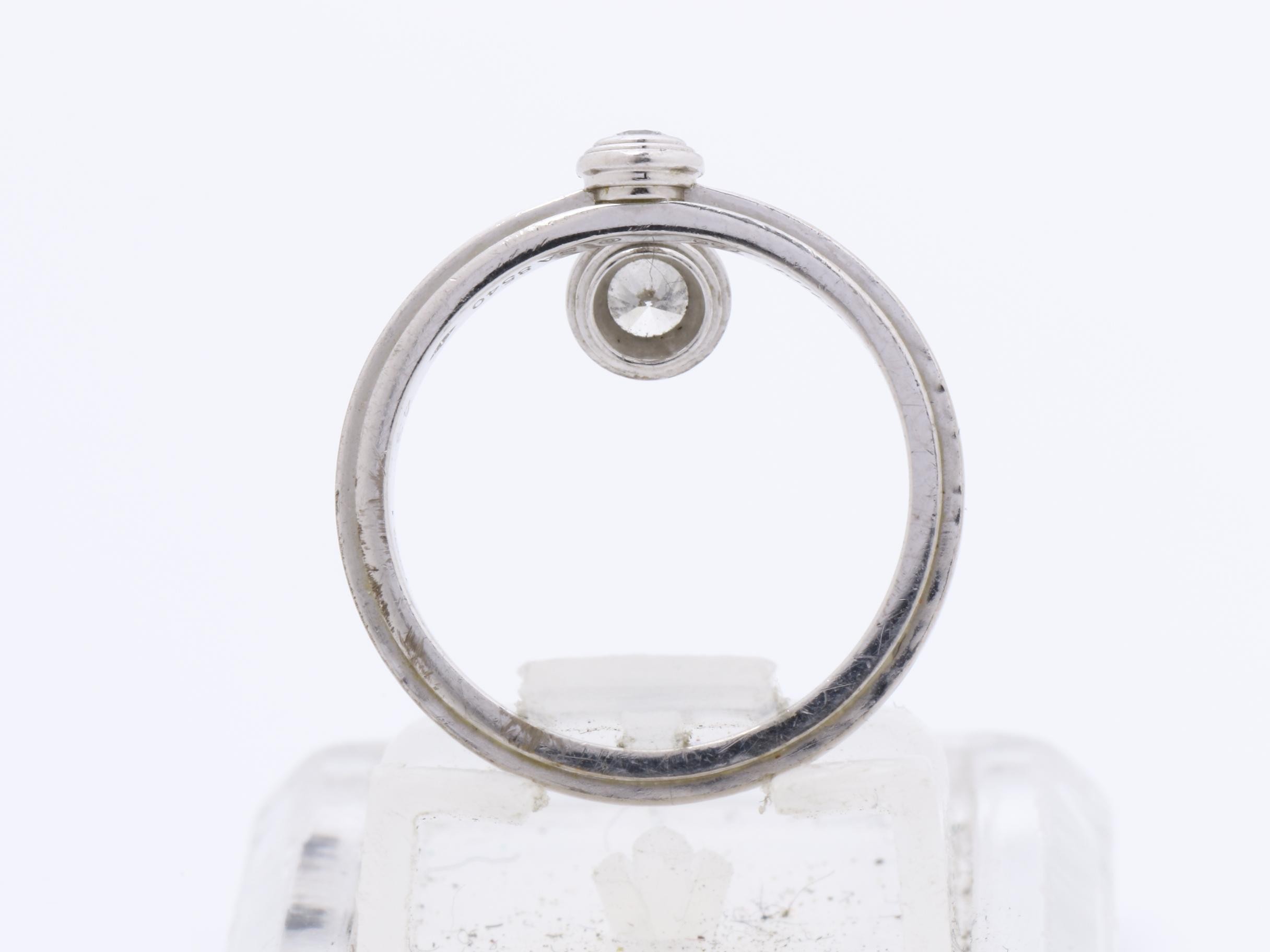 Ring, SA8540, 750WG, 2.1g, #43, Diamond — view 5