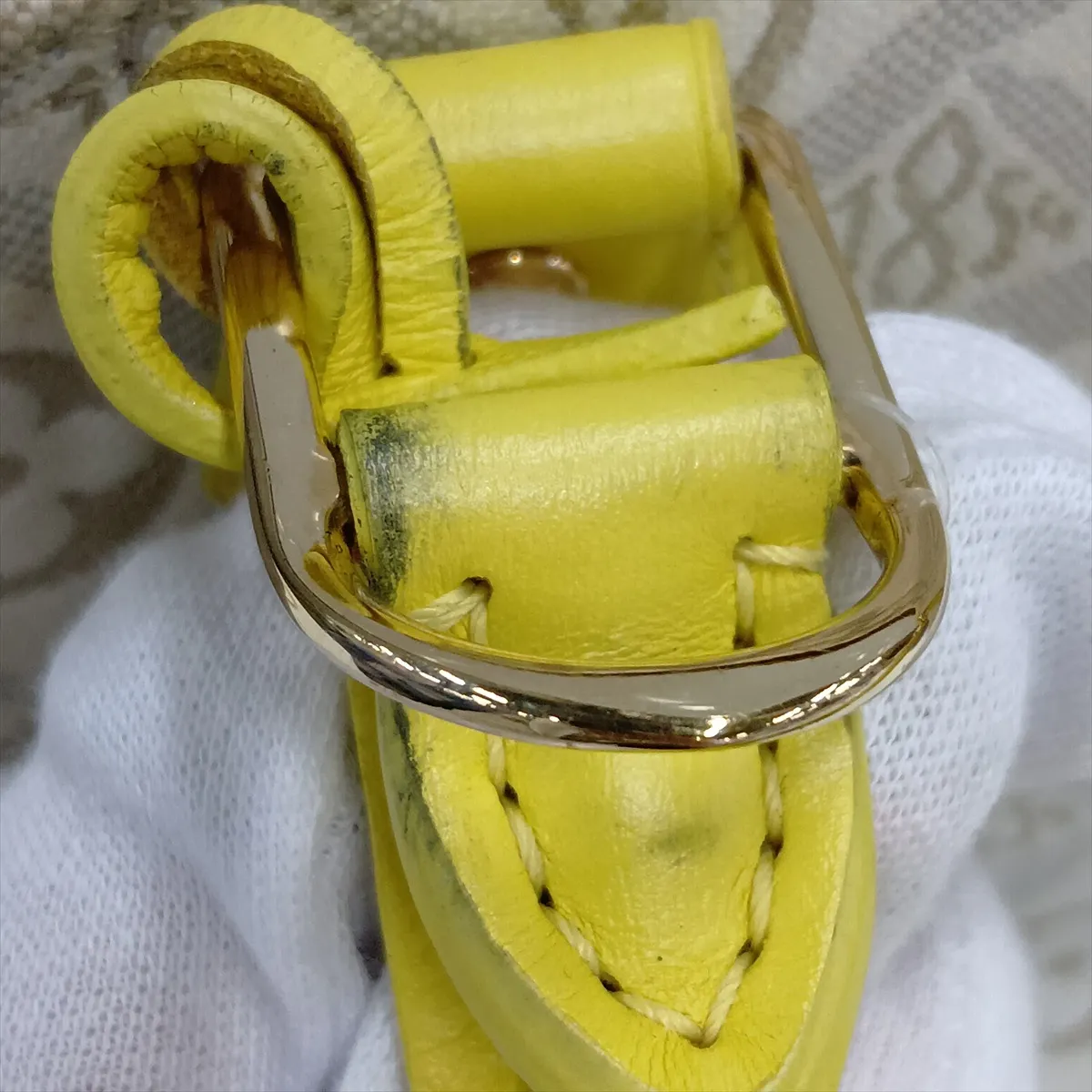 Since 1854 Alma BB M53476 Yellow x Beige (RFID detected) — view 14