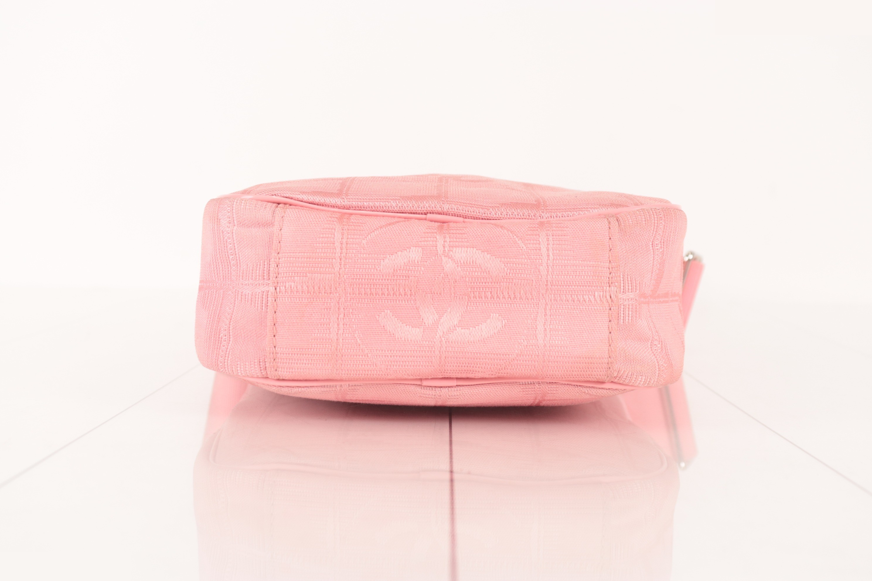 Nylon shoulder bag, pink, number 10s — view 6