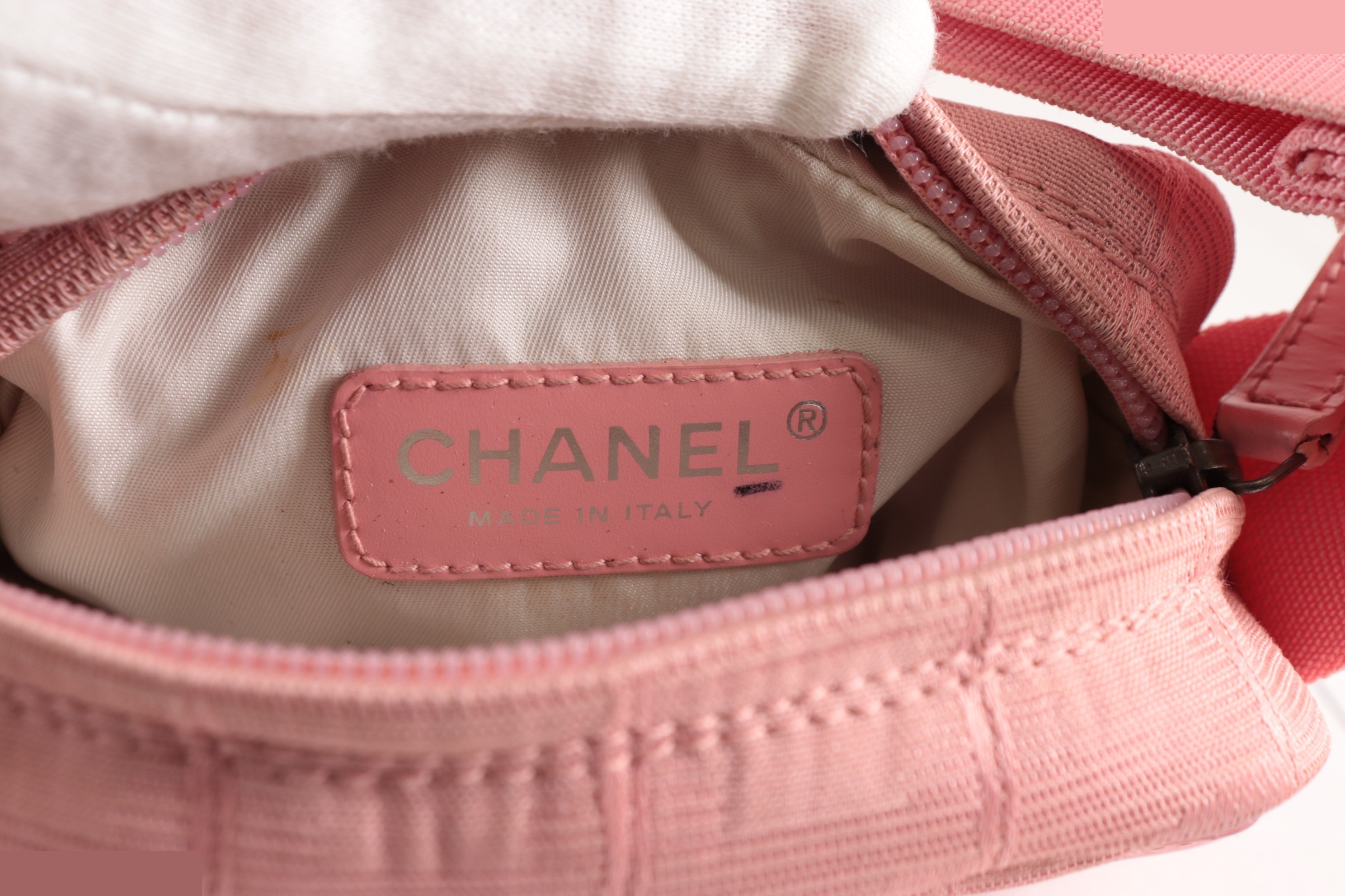 Nylon shoulder bag, pink, number 10s — view 8