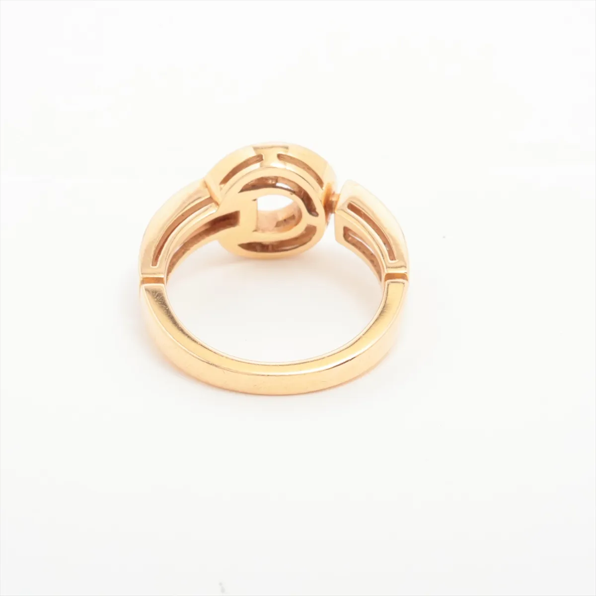 Bulgari Bvlgari Diamond Ring 750(PG) 5.0g Curette Small Brick — view 2